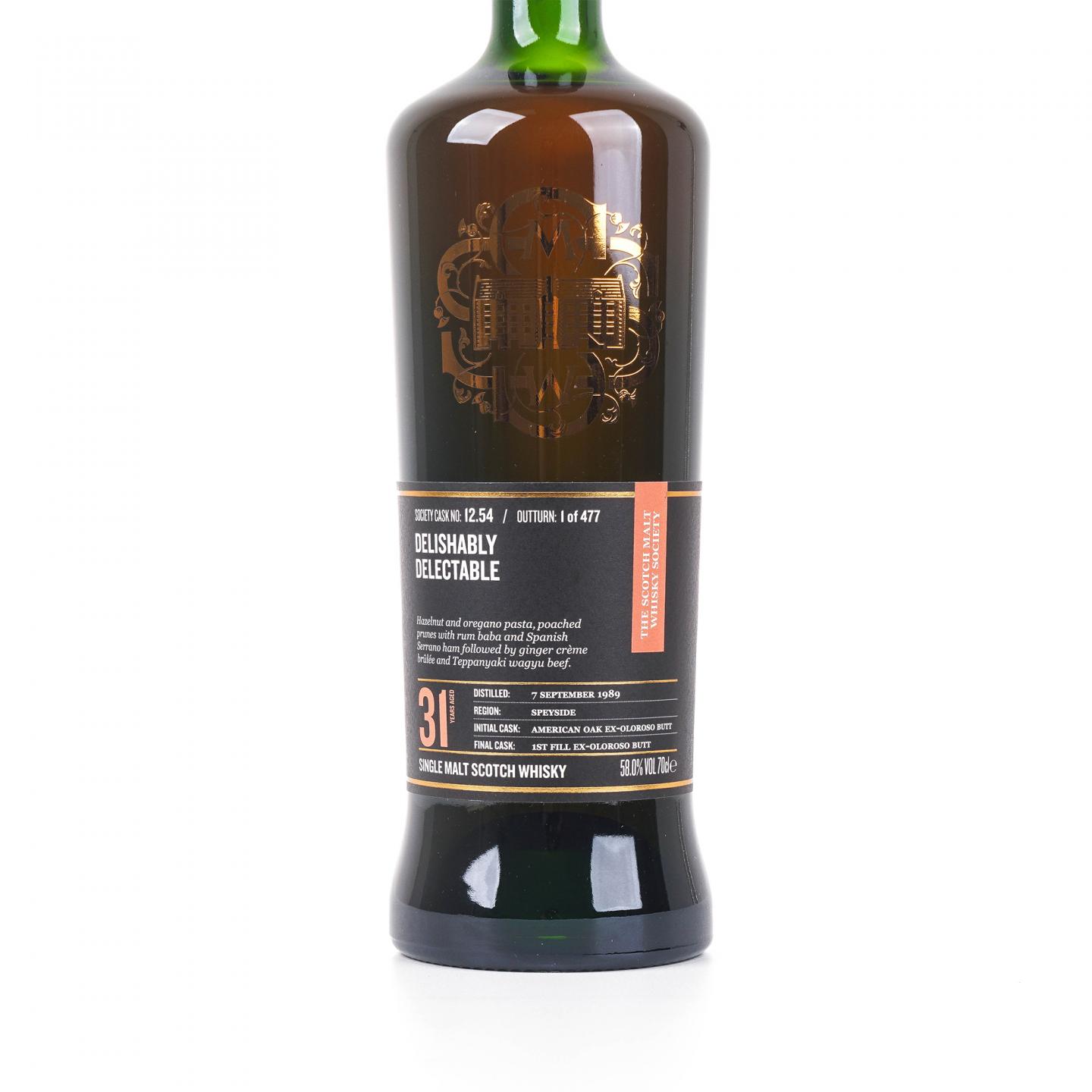 SMWS 12.54 本利亚克 31年 1989 雪莉桶