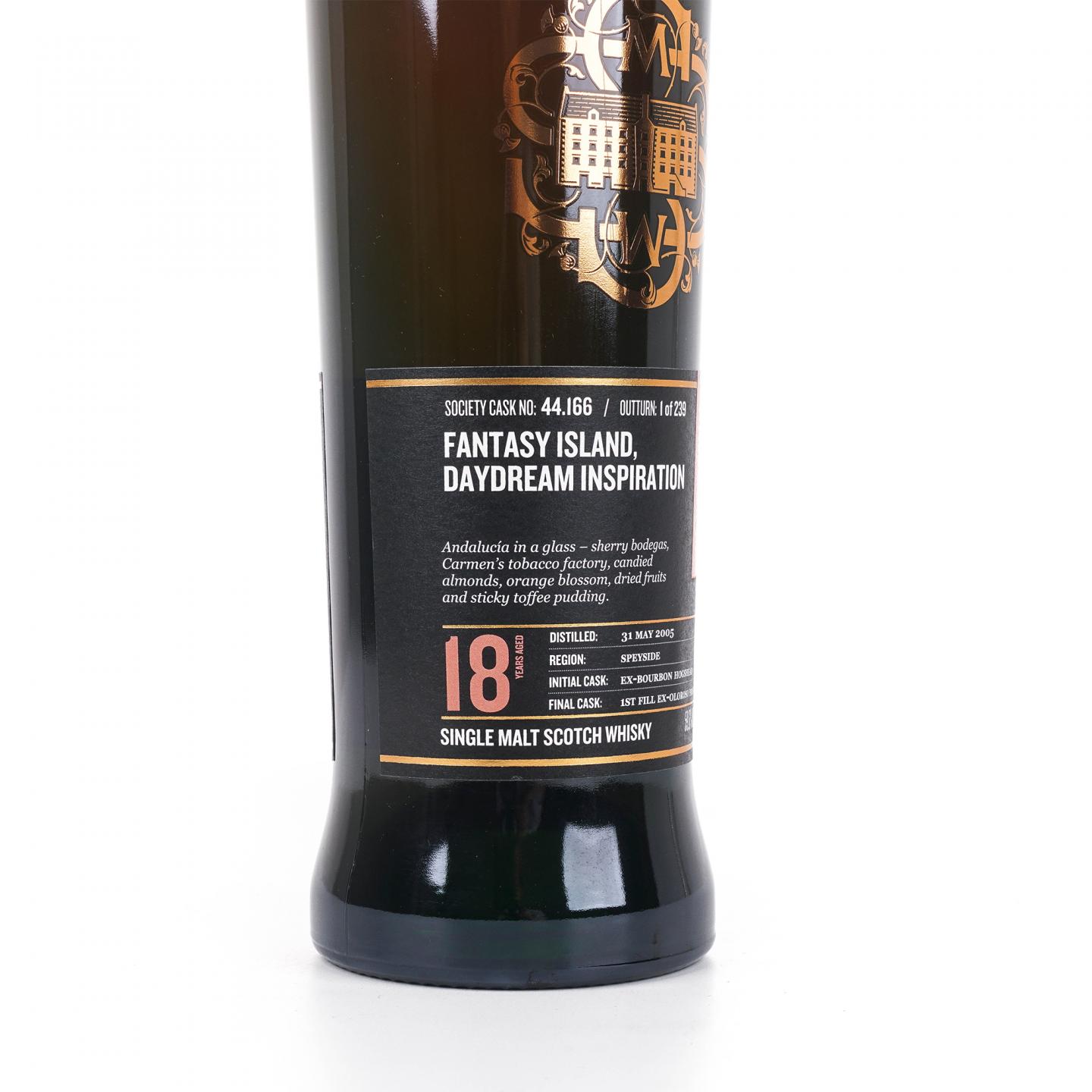 SMWS 44.166 克莱拉奇 18年 2005 雪莉桶后熟