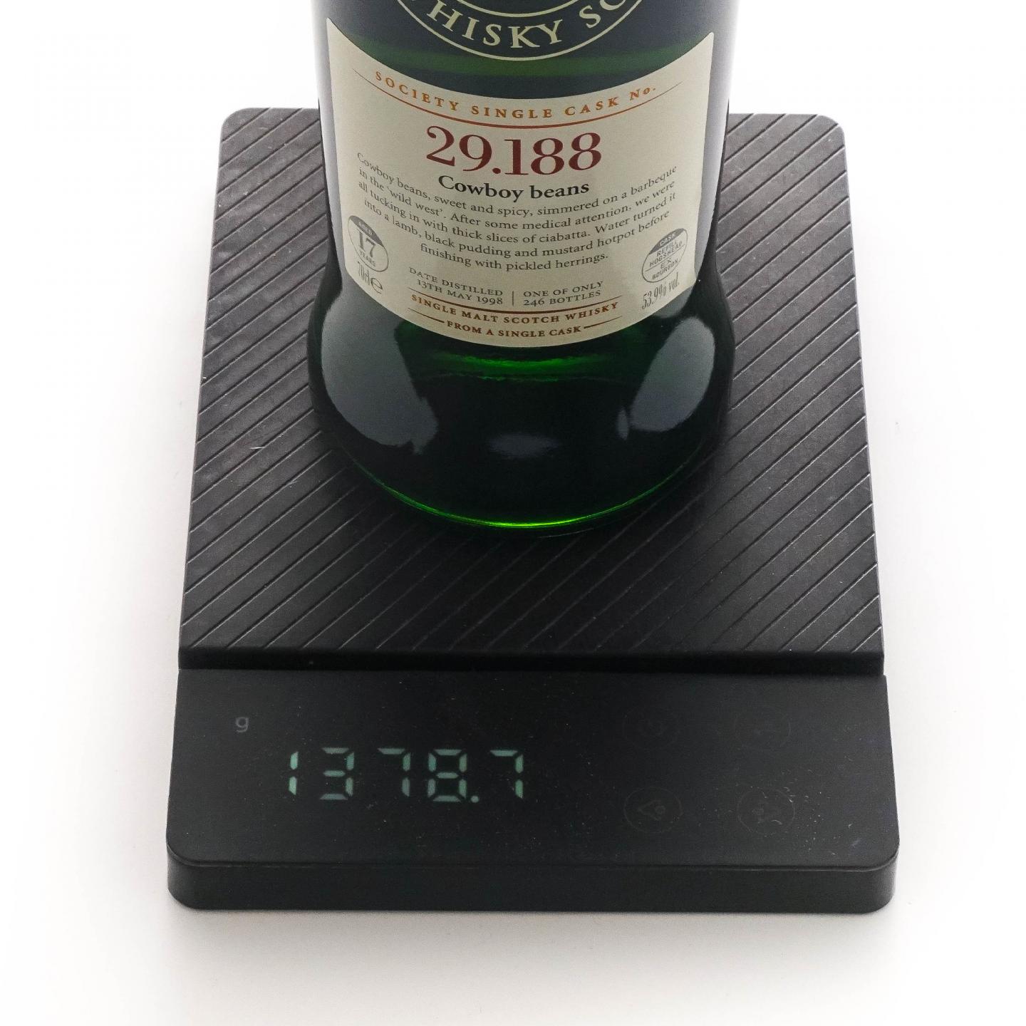 SMWS 29.188 拉弗格 17年 1998