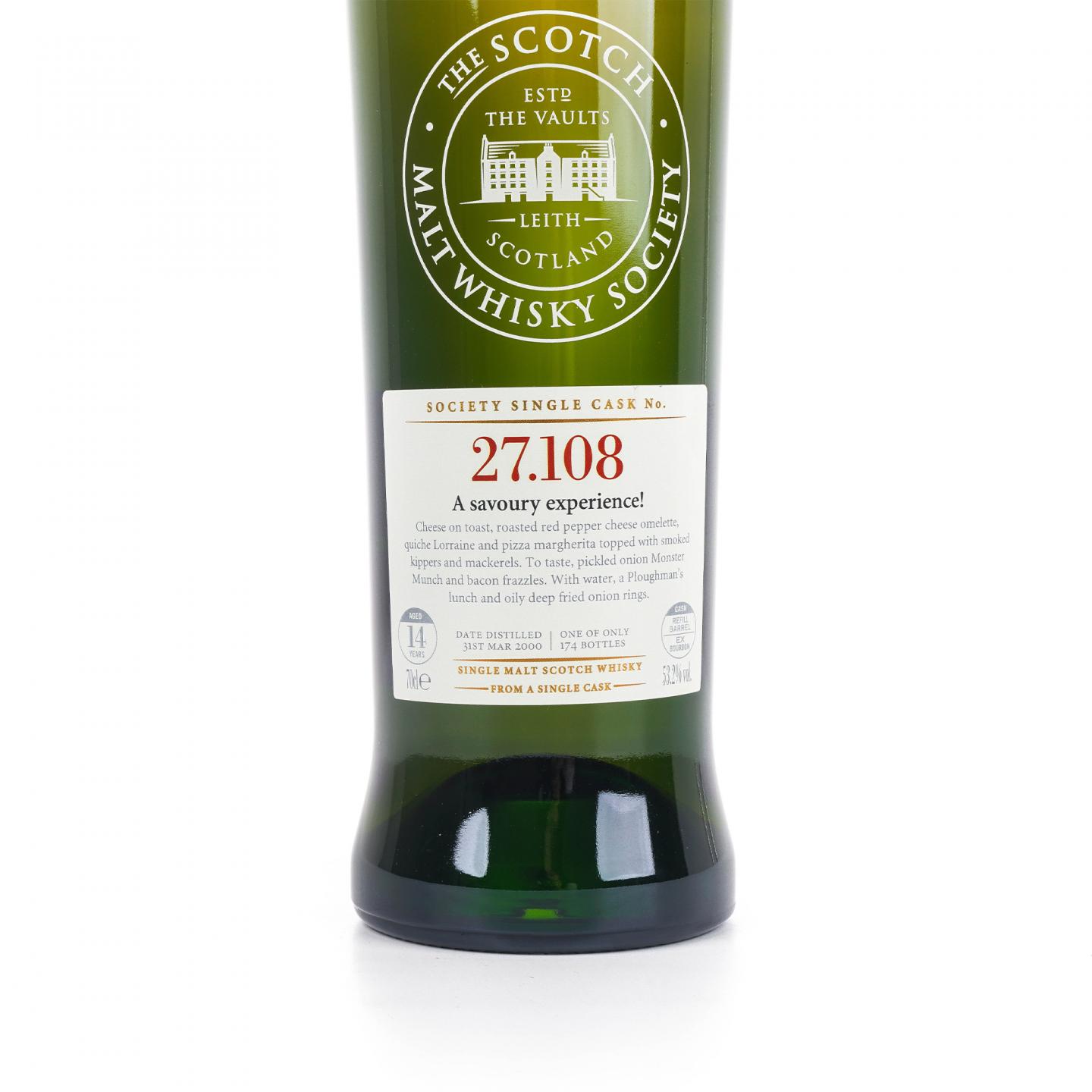 SMWS 27.108 云顶 14年 2000