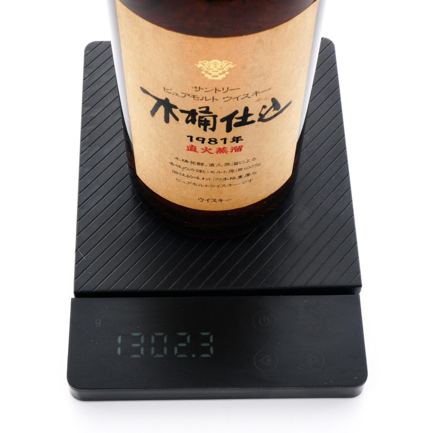 三得利 木桶仕込 1981 金花标 750ML