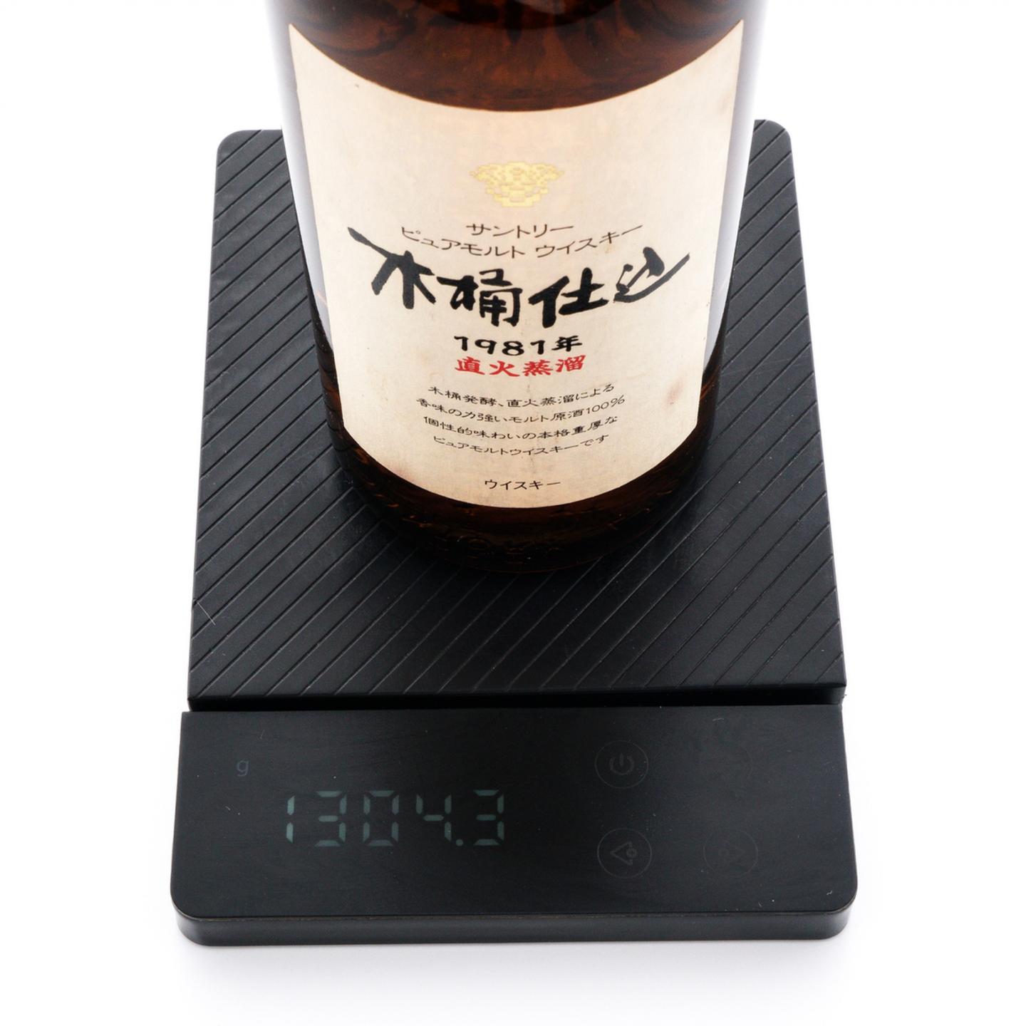 三得利 木桶仕込 1981 金花标 750ml