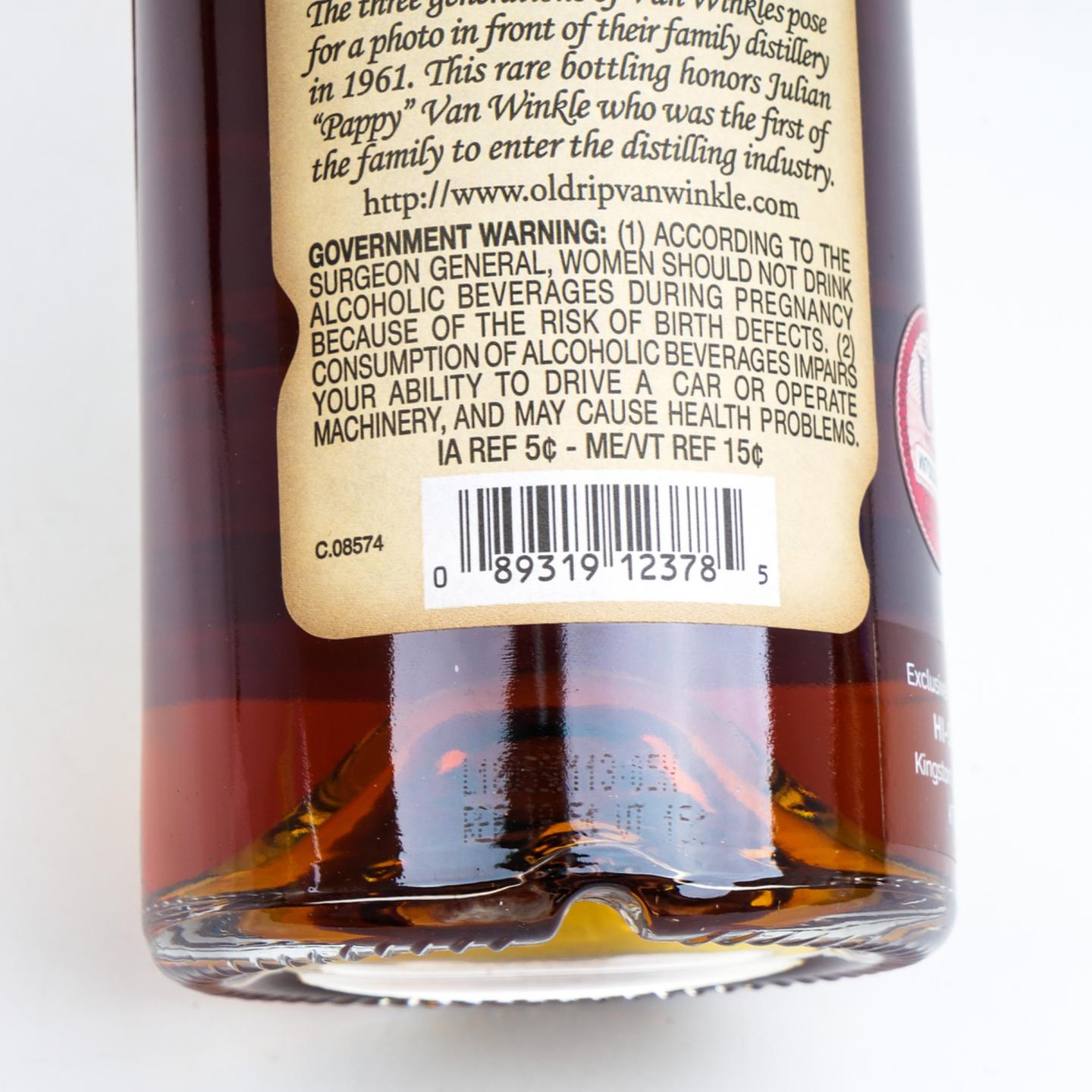 Pappy Van Winkle 23年 美国波本威士忌 750ml
