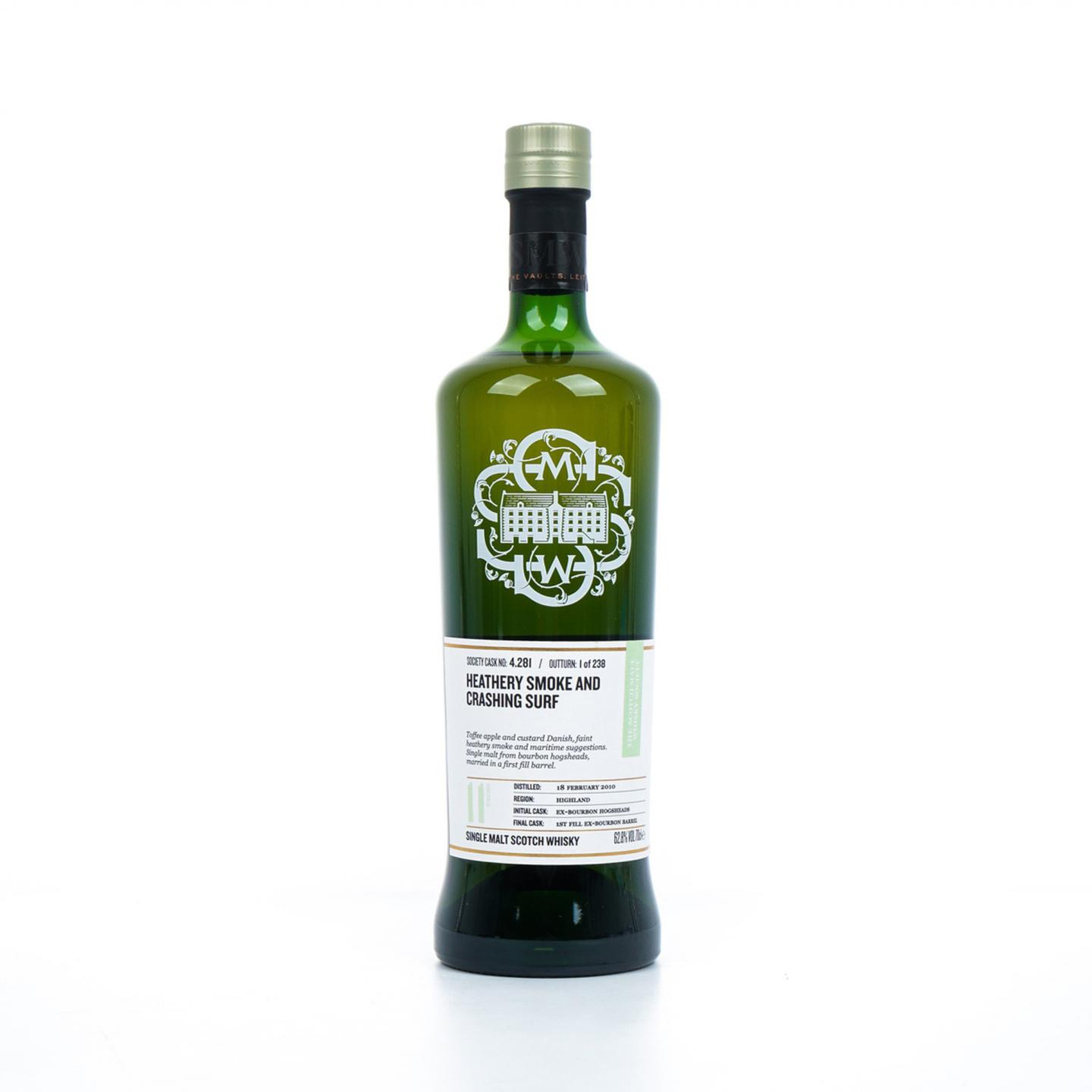 SMWS 4.281 高原骑士 11年 2010