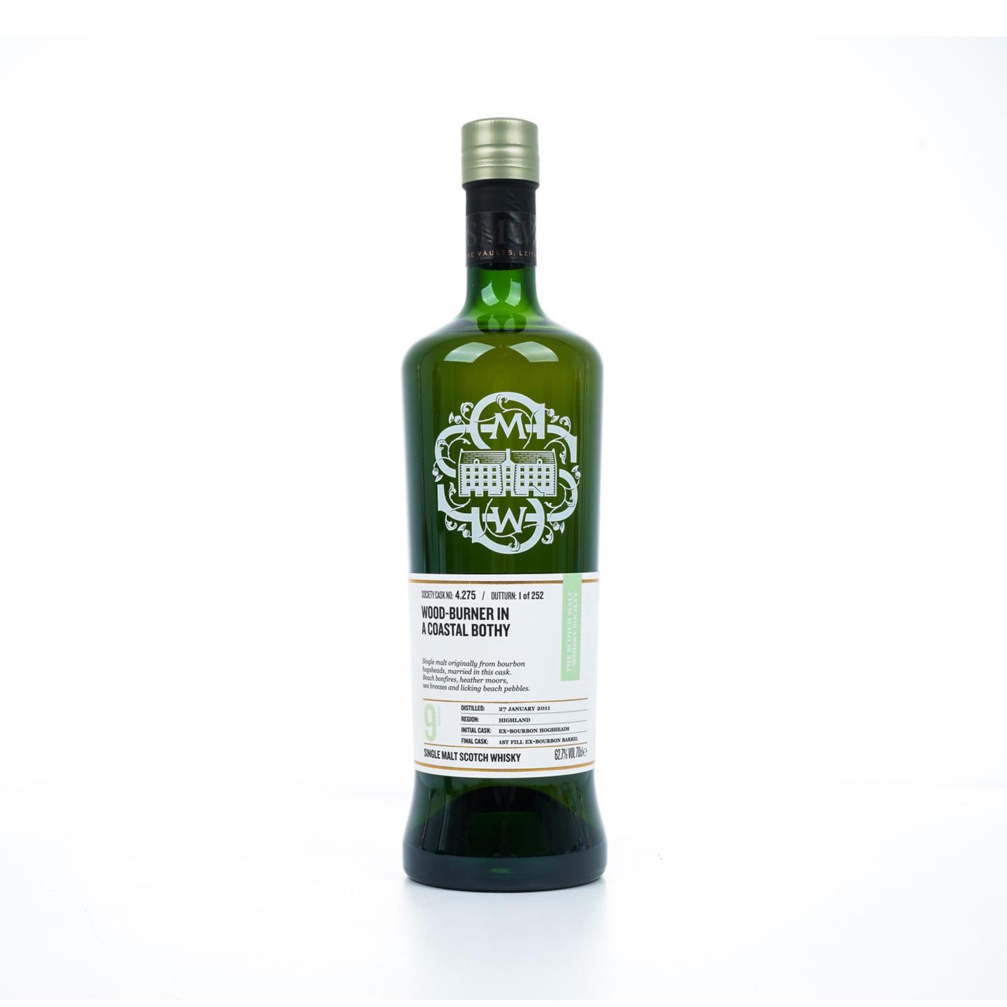 SMWS 4.275 高原骑士 9年 2011