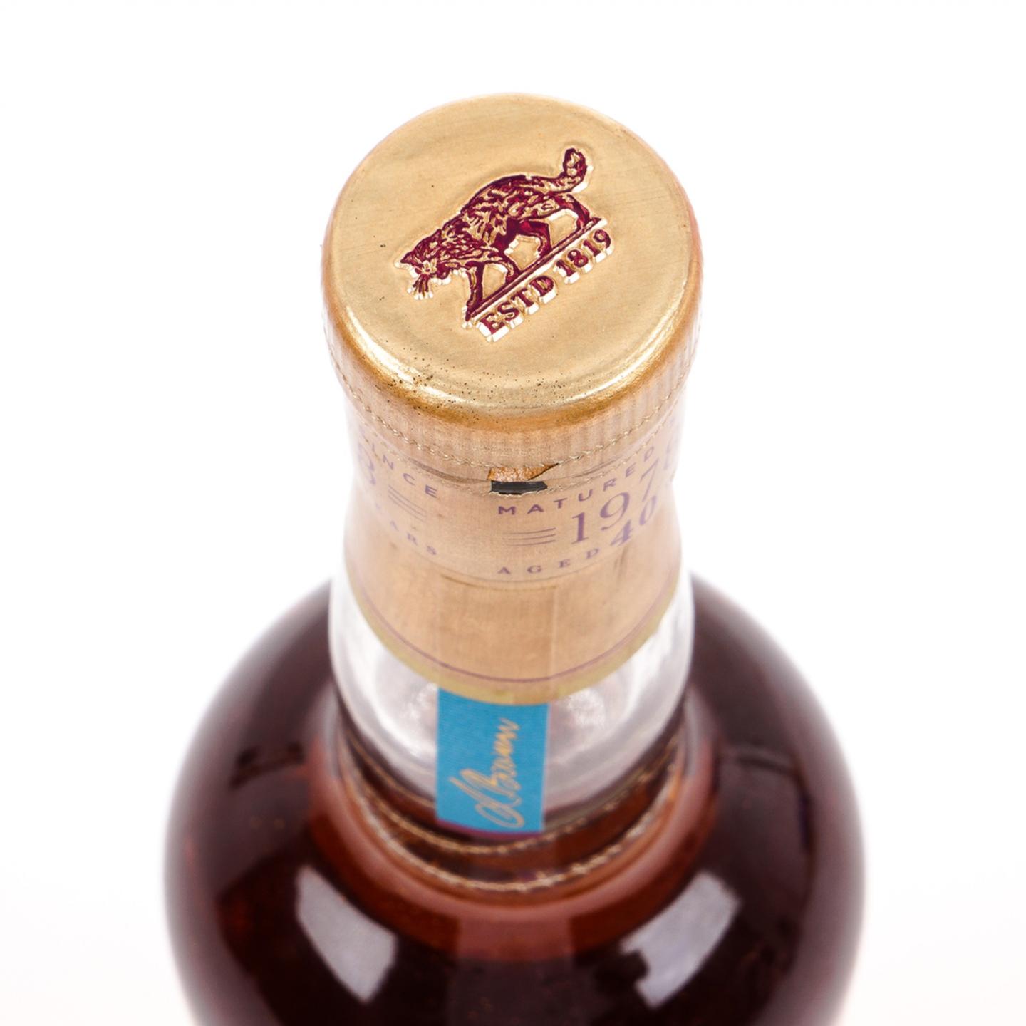 布朗拉 40年 1978 酒厂200周年纪念