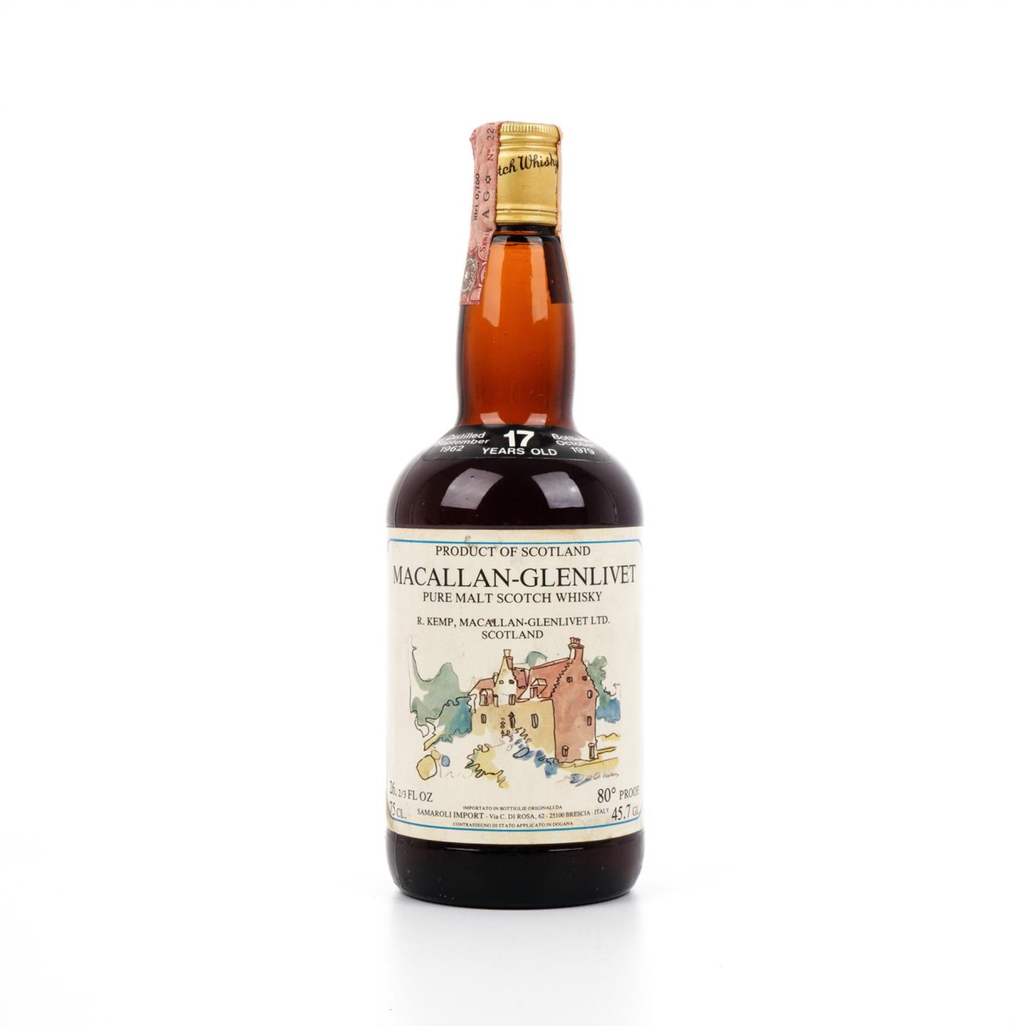 麦卡伦 17年 1962-1979 Samaroli 750ml