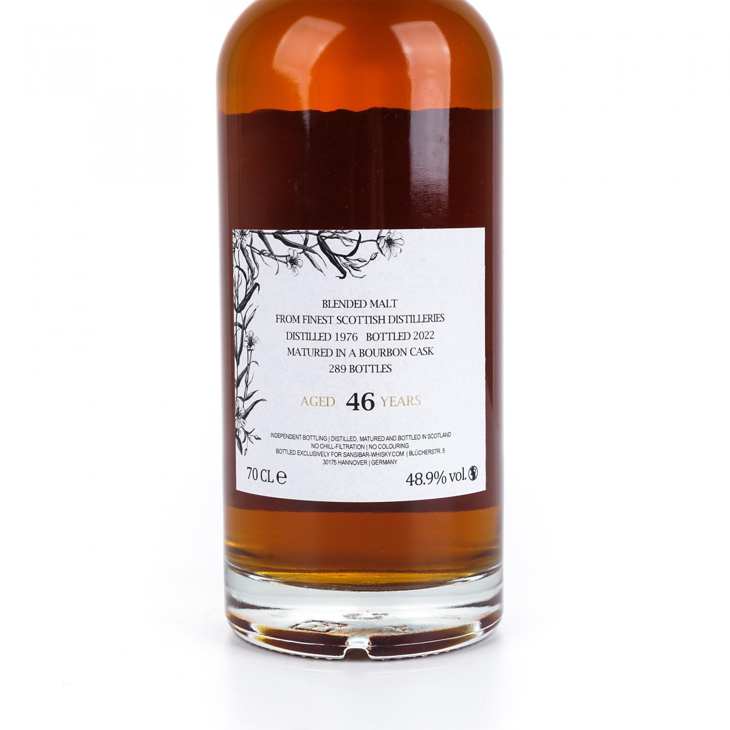 调和麦芽威士忌 46年 1976-2022 Sansibar 48.9%