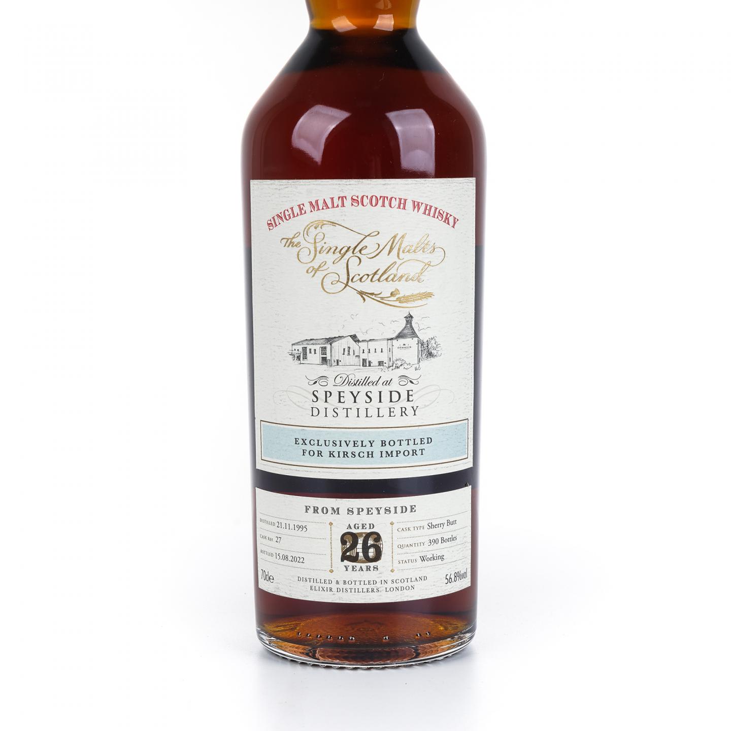 斯佩塞酒厂 26年 1995-2022 雪莉桶 Elixir Distillers