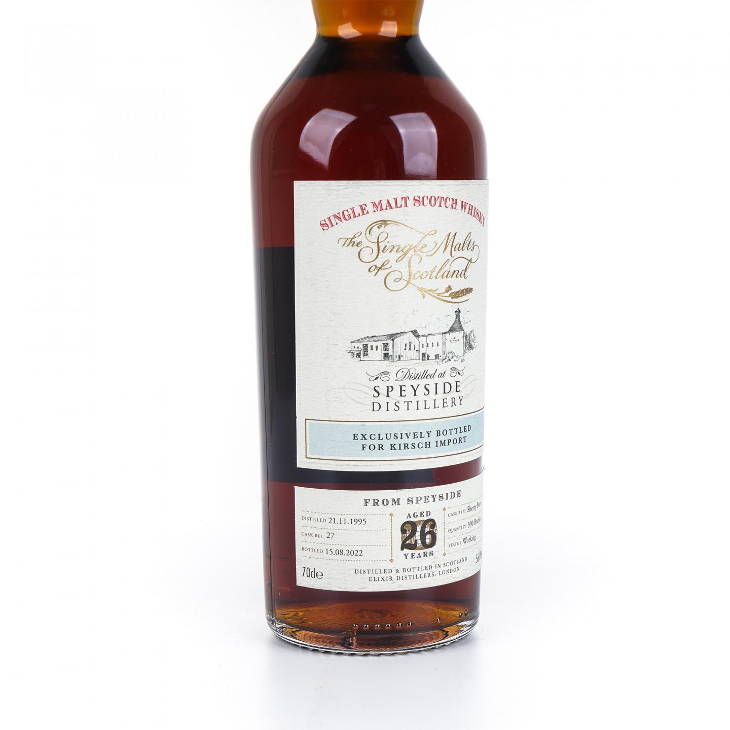 斯佩塞酒厂 26年 1995-2022 雪莉桶 Elixir Distillers