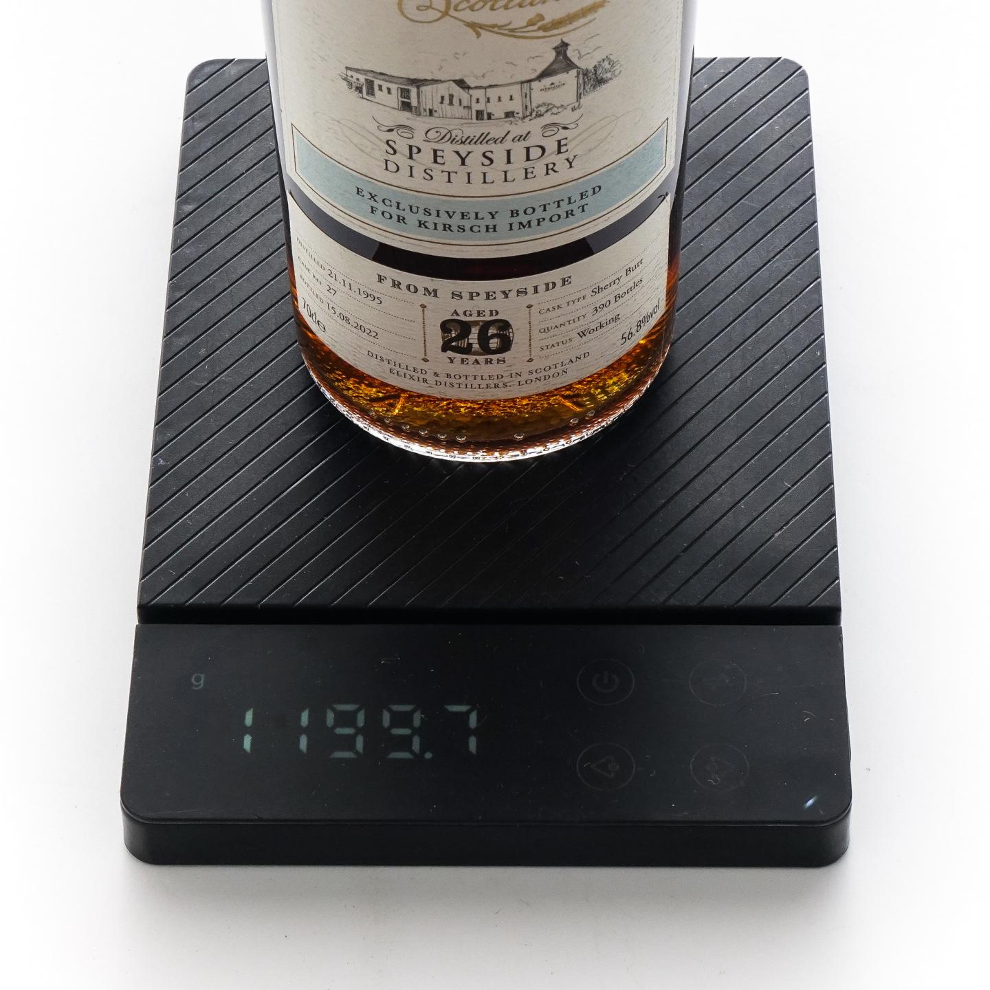 斯佩塞酒厂 26年 1995-2022 雪莉桶 Elixir Distillers