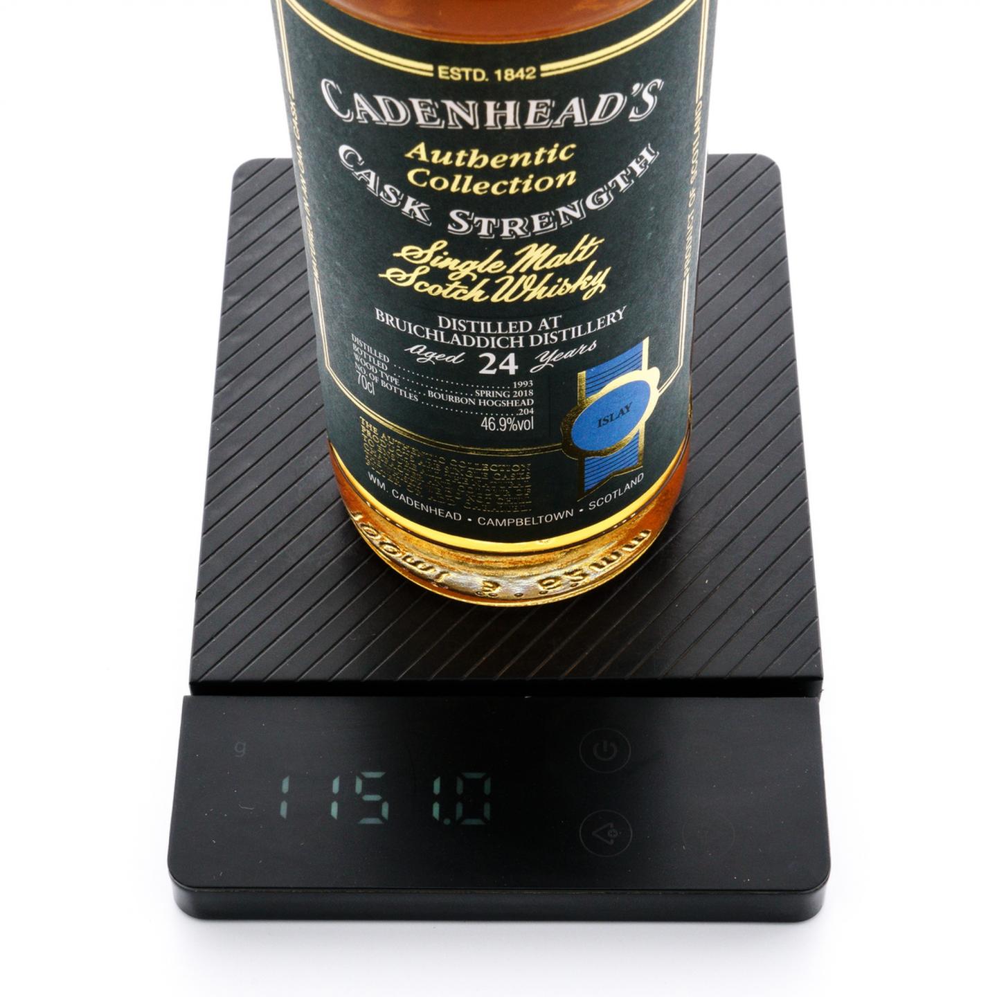 布赫拉迪 24年 1993-2018 Cadenhead 桶强