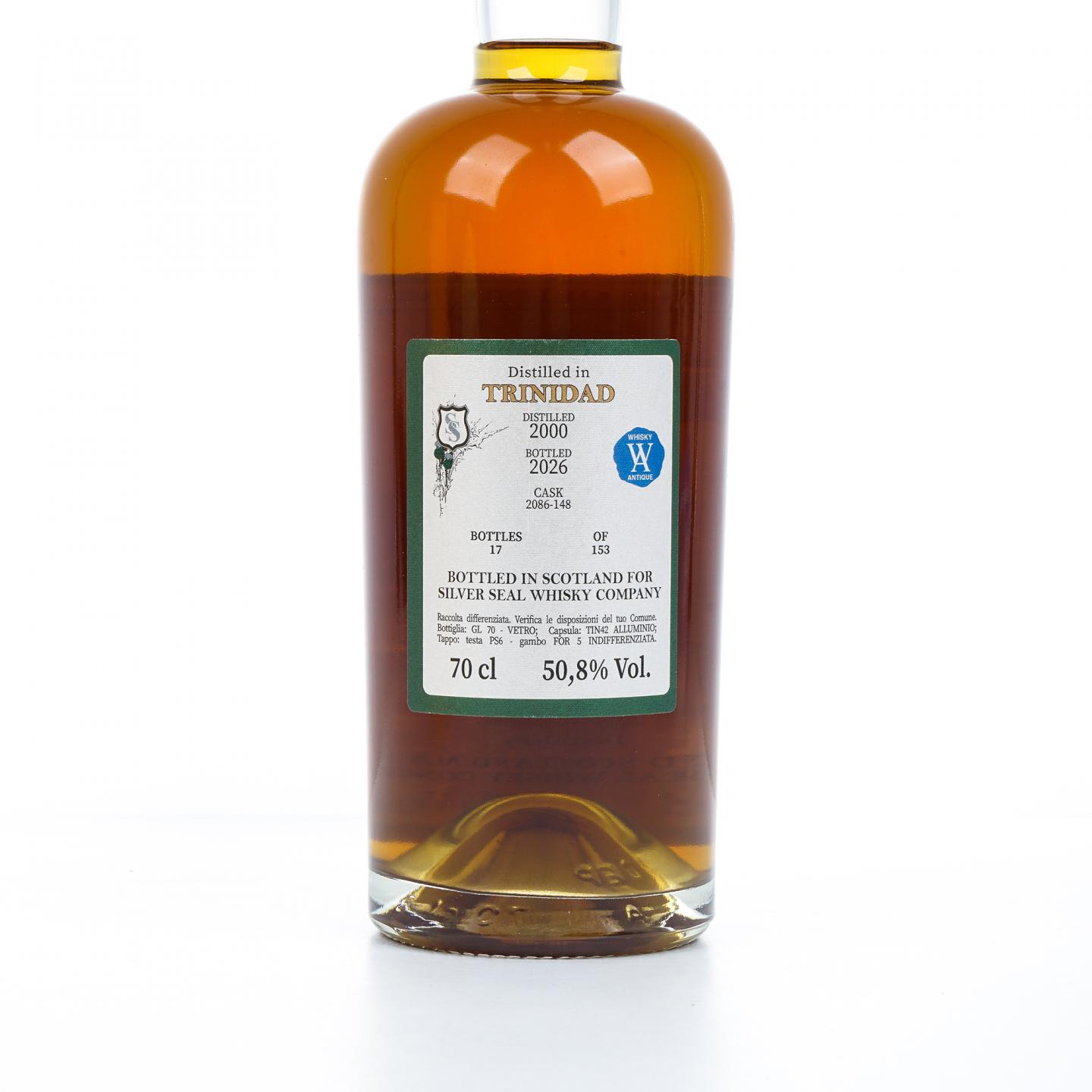 TDL 26年 2000-2026 特立尼达朗姆 Silver Seal 700ml