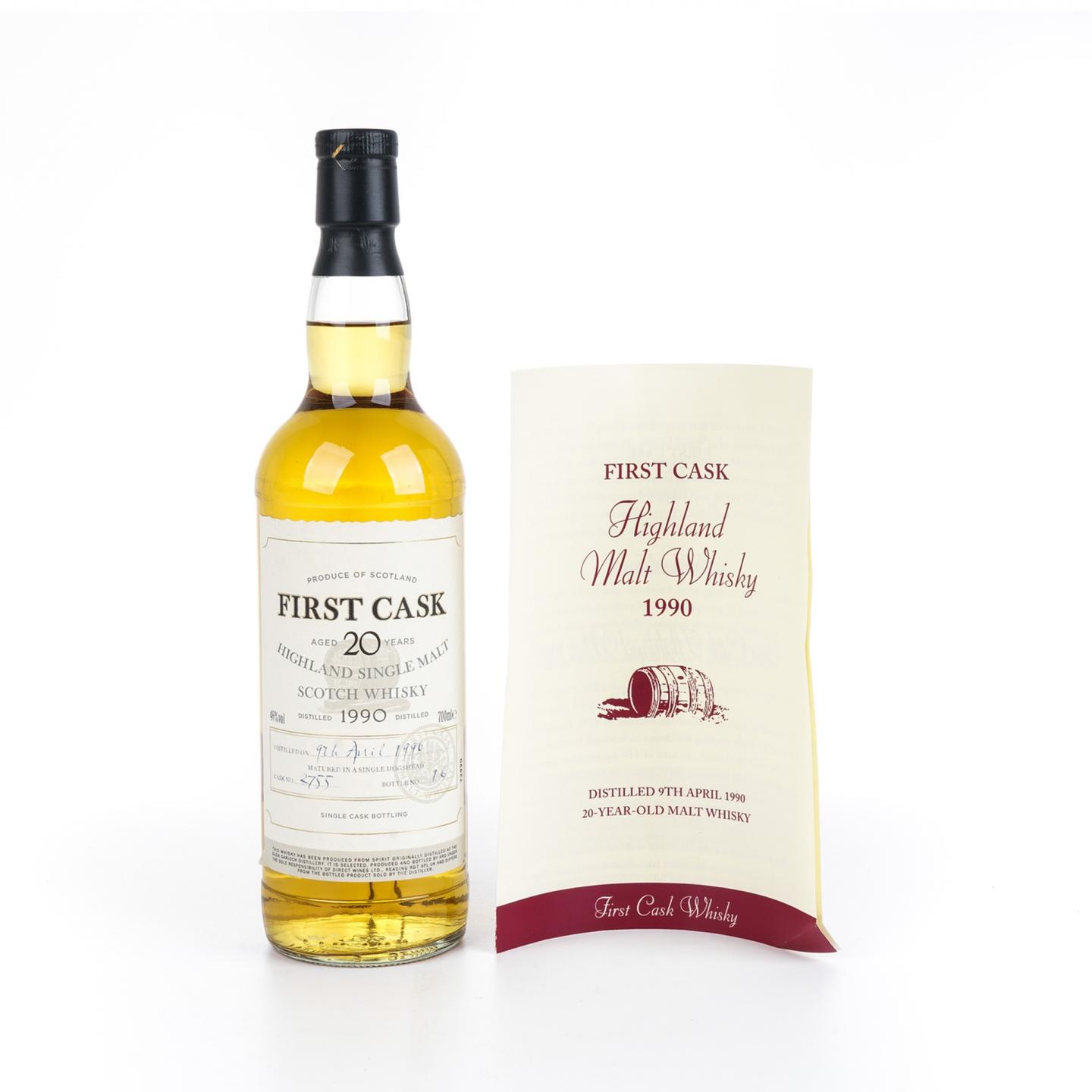 格兰盖瑞 20年 1990 First Cask 单桶#2755