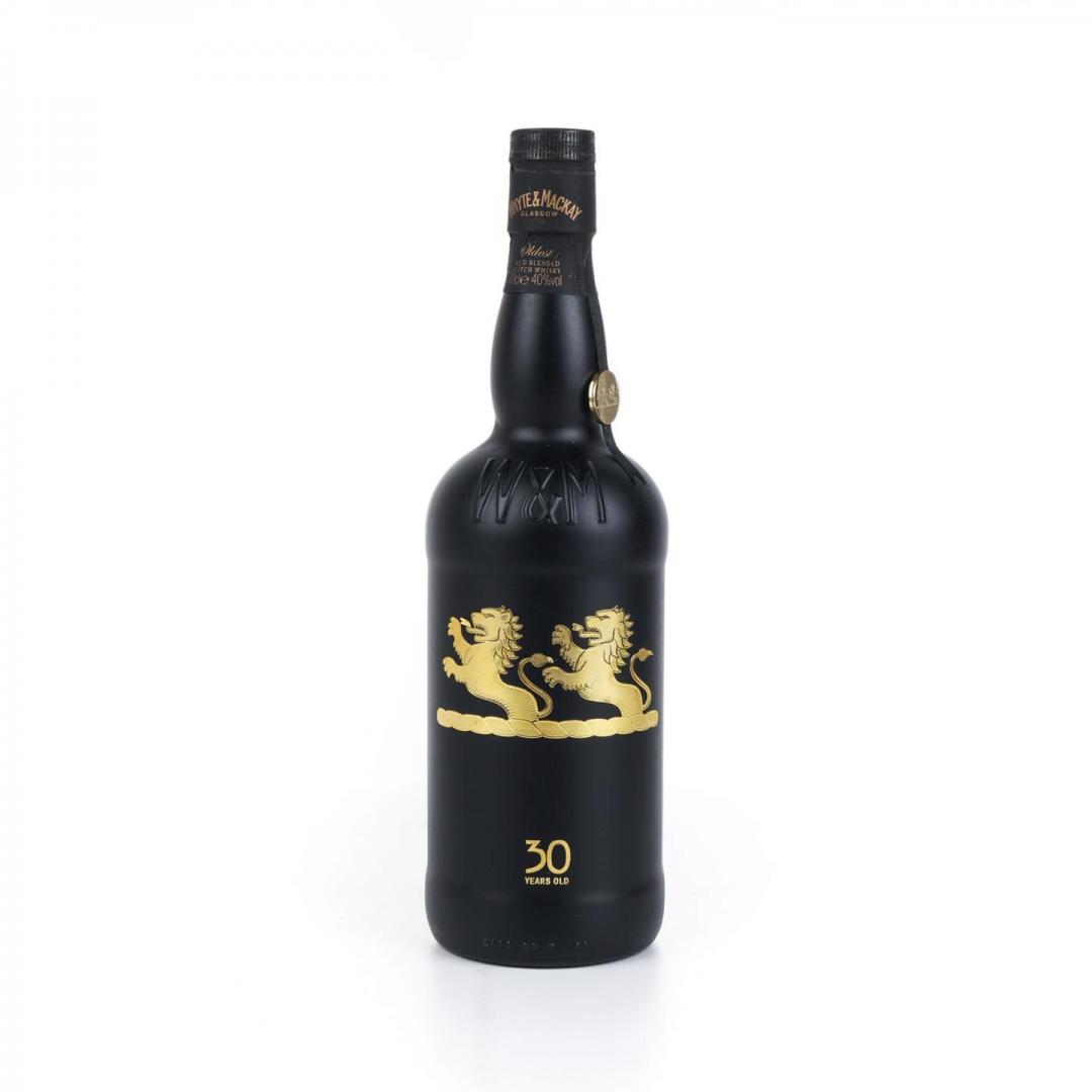 【大摩30+】80-90年代 Whyte & Mackay怀特马凯 双狮30年雪莉桶调和威士忌 40% 700ml