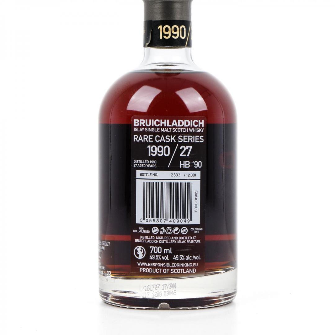 【珍稀限量】布赫拉迪1990-2017 27年「Rare Cask」法国橡木桶单一麦芽威士忌 49.5% 700ml