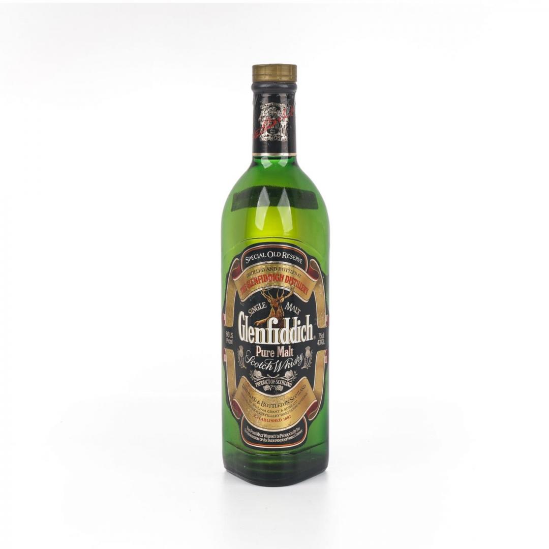 【古早单麦】80年代 格兰菲迪 单一麦芽威士忌 43% 750ml