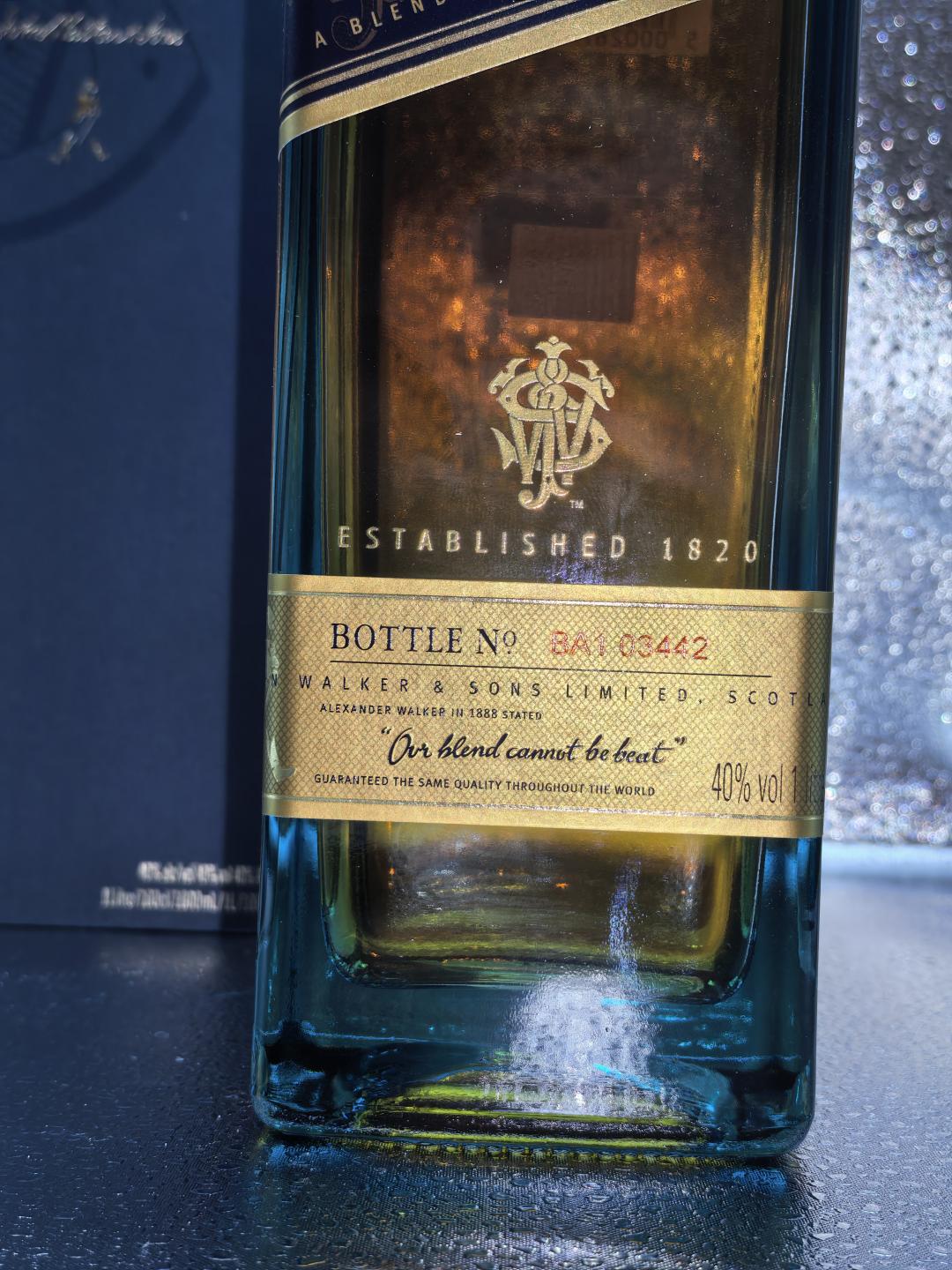 Johnnie Walker Blue Label 尊尼获加蓝方 1L