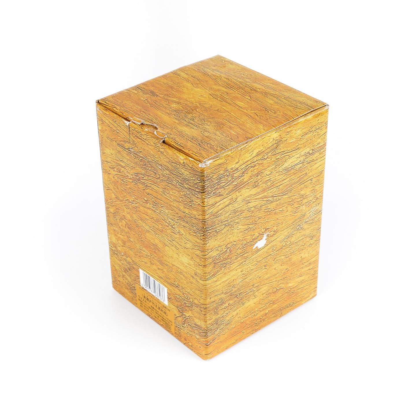 山崎 金花标 黄濑户竹文德利瓶 600ml