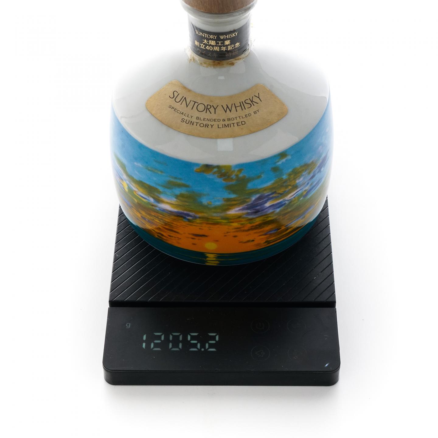 三得利 太平洋日出 太阳工业创立40周年纪念 瓷瓶 调和 760ml