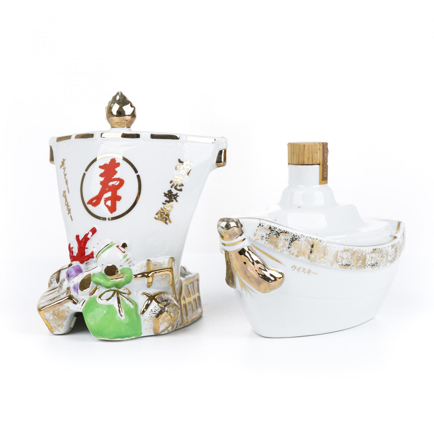 山崎 宝船 商売繁盛系列 瓷瓶 600ml