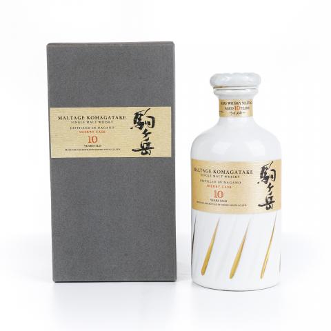 驹之岳 10年 1990s 雪莉桶 瓷瓶 720ml