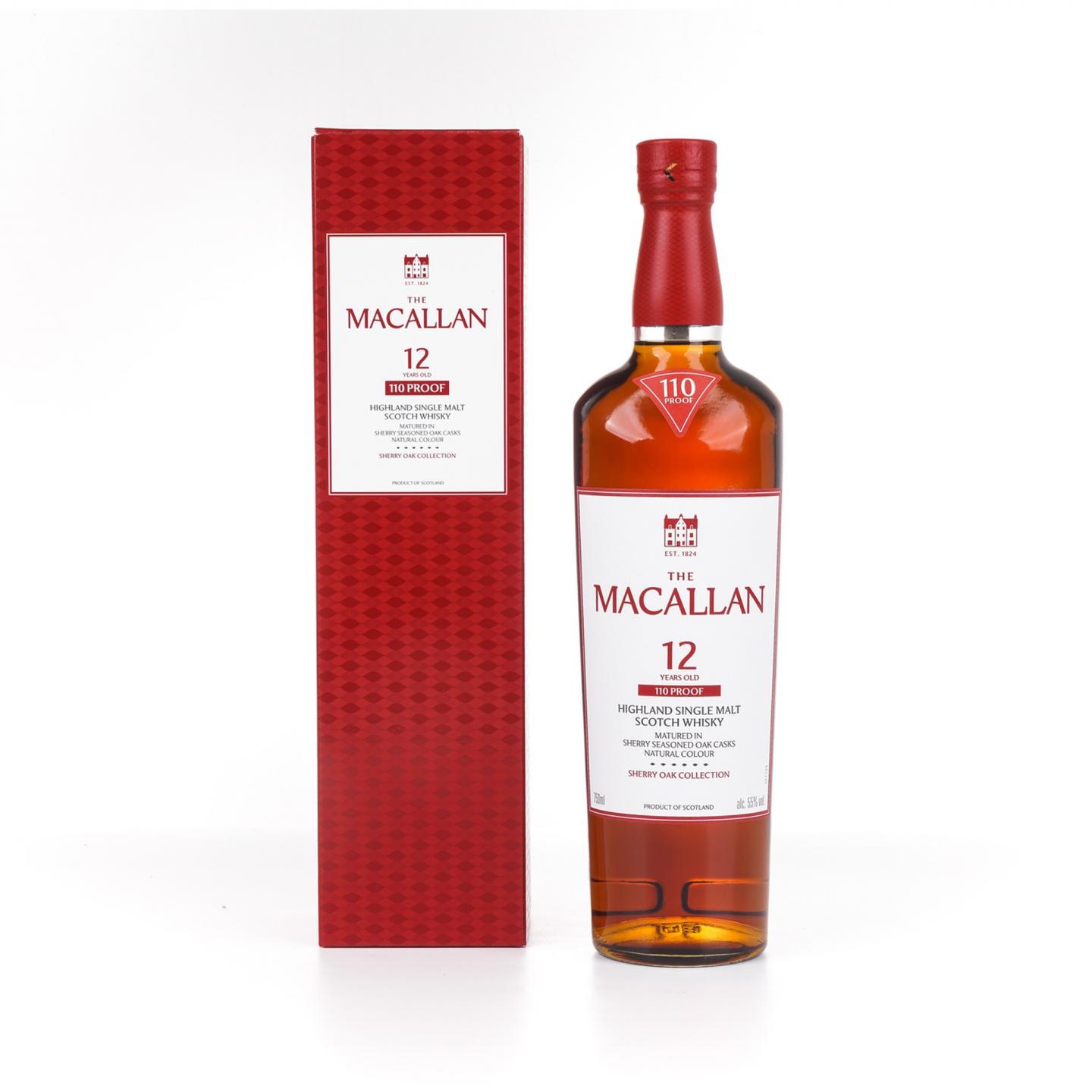 麦卡伦 12年 110 Proof 750ml 55%Vol.