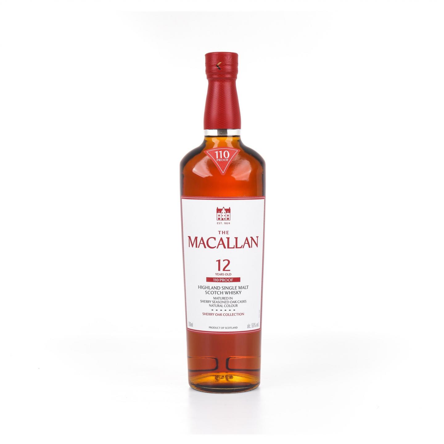麦卡伦 12年 110 Proof 750ml 55%Vol.