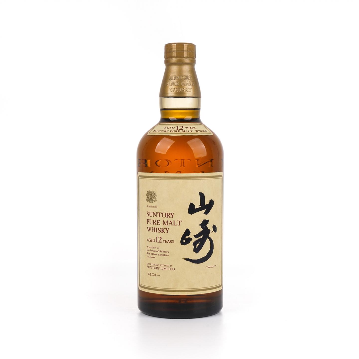 山崎 12年 金狮标 Pure Malt 750ml 非原盒