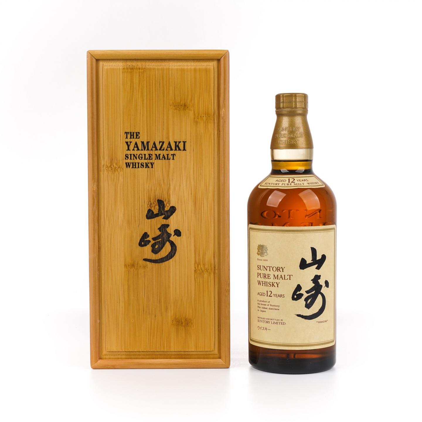 山崎 12年 金狮标 Pure Malt 750ML 非原盒