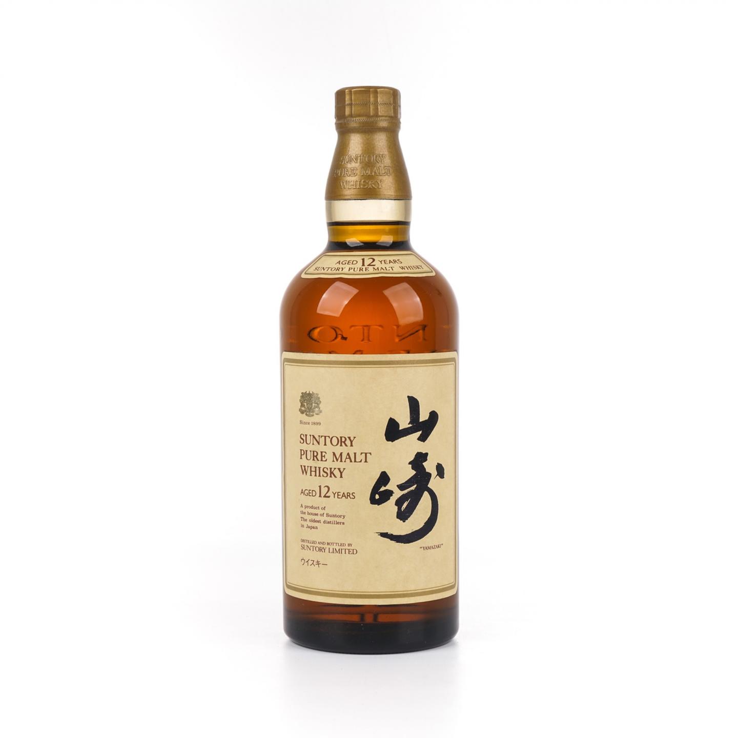 山崎 12年 金狮标 Pure Malt 750ML 非原盒