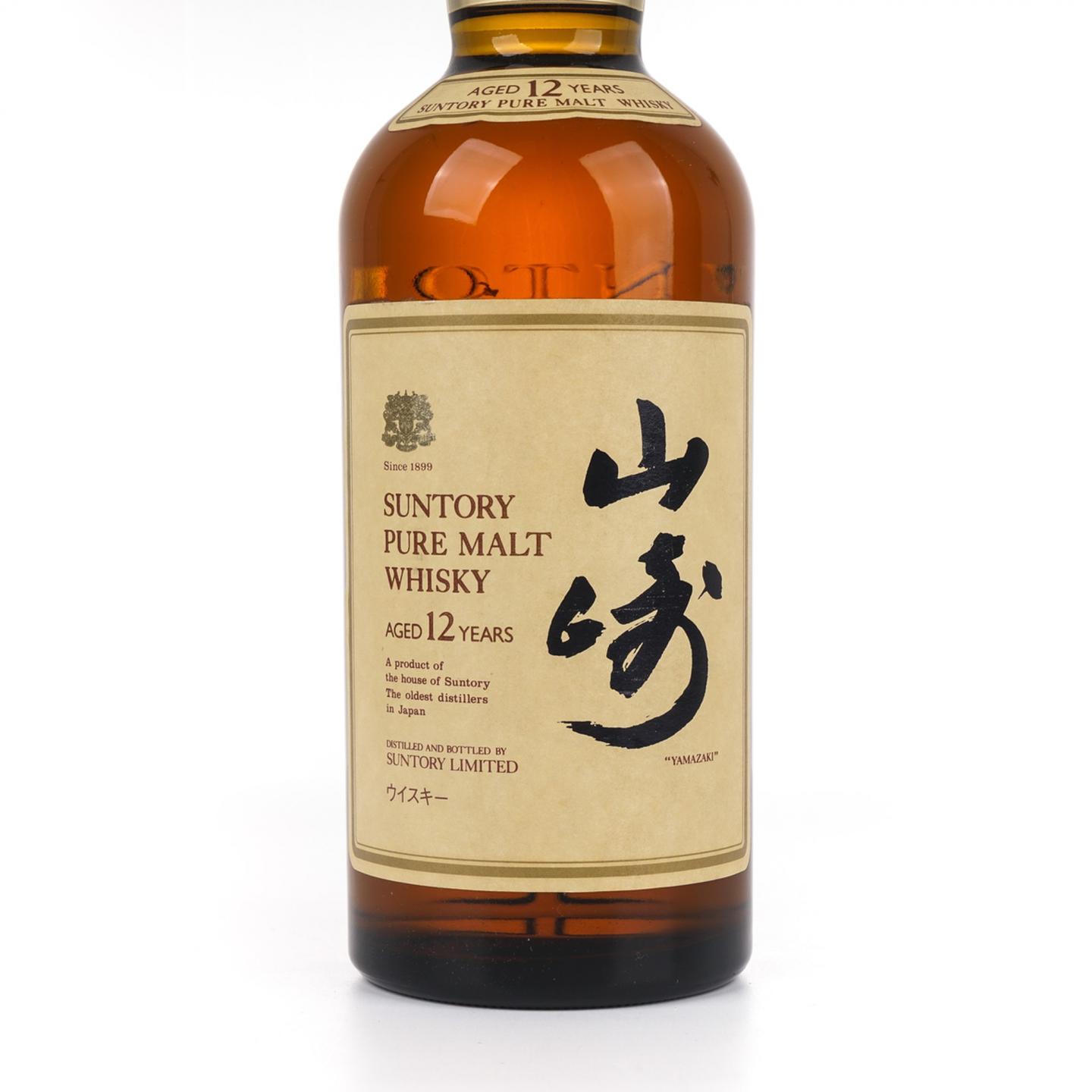 山崎 12年 金狮标 Pure Malt 750ML 非原盒