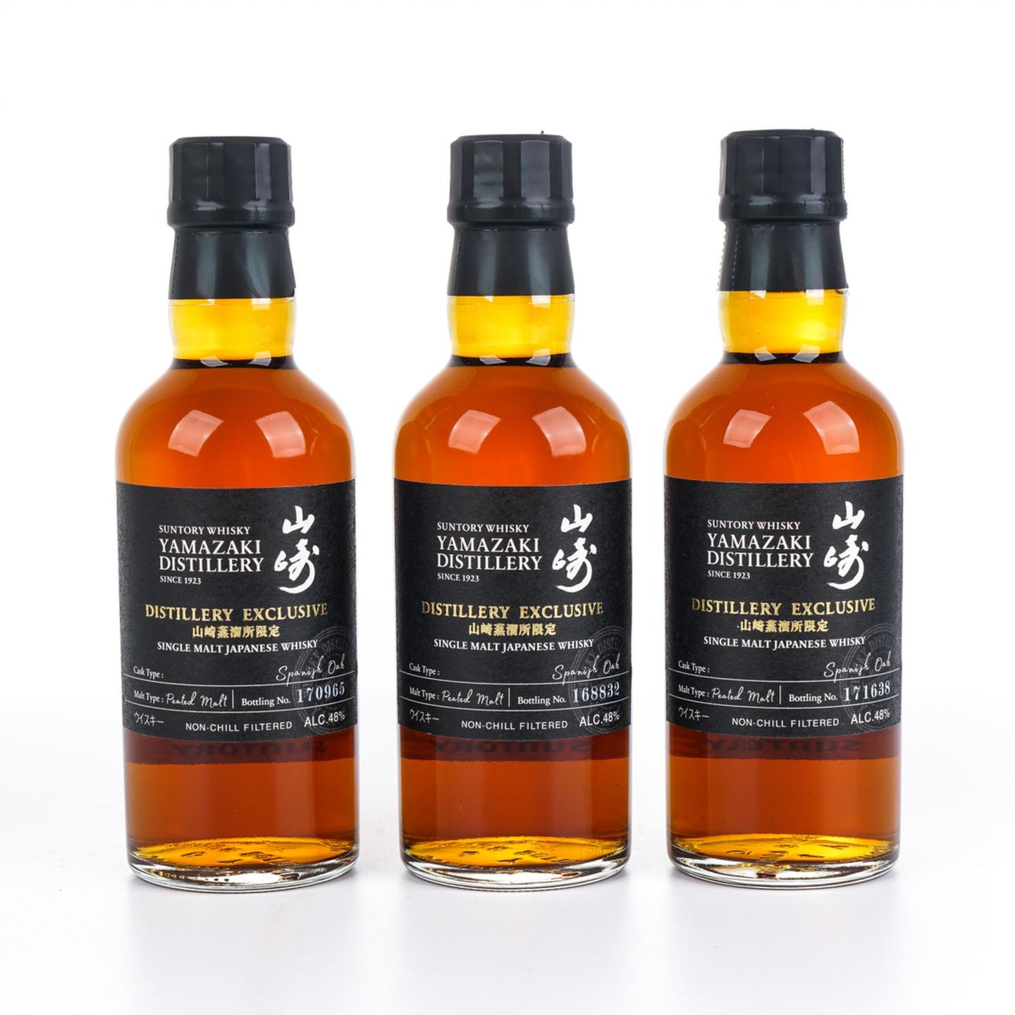 【中样】山崎蒸馏所限定 Peated Malt 180ml*3支组
