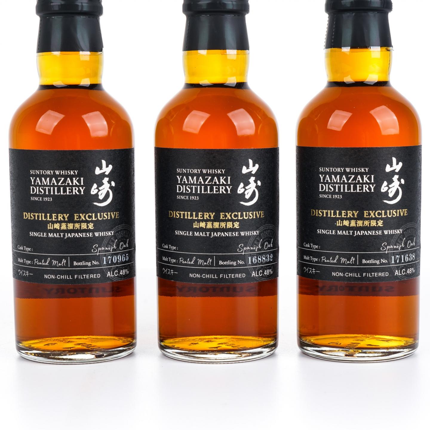 【中样】山崎蒸馏所限定 Peated Malt 180ml*3支组