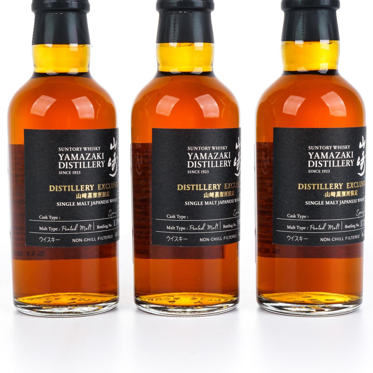 【中样】山崎蒸馏所限定 Peated Malt 180ml*3支组