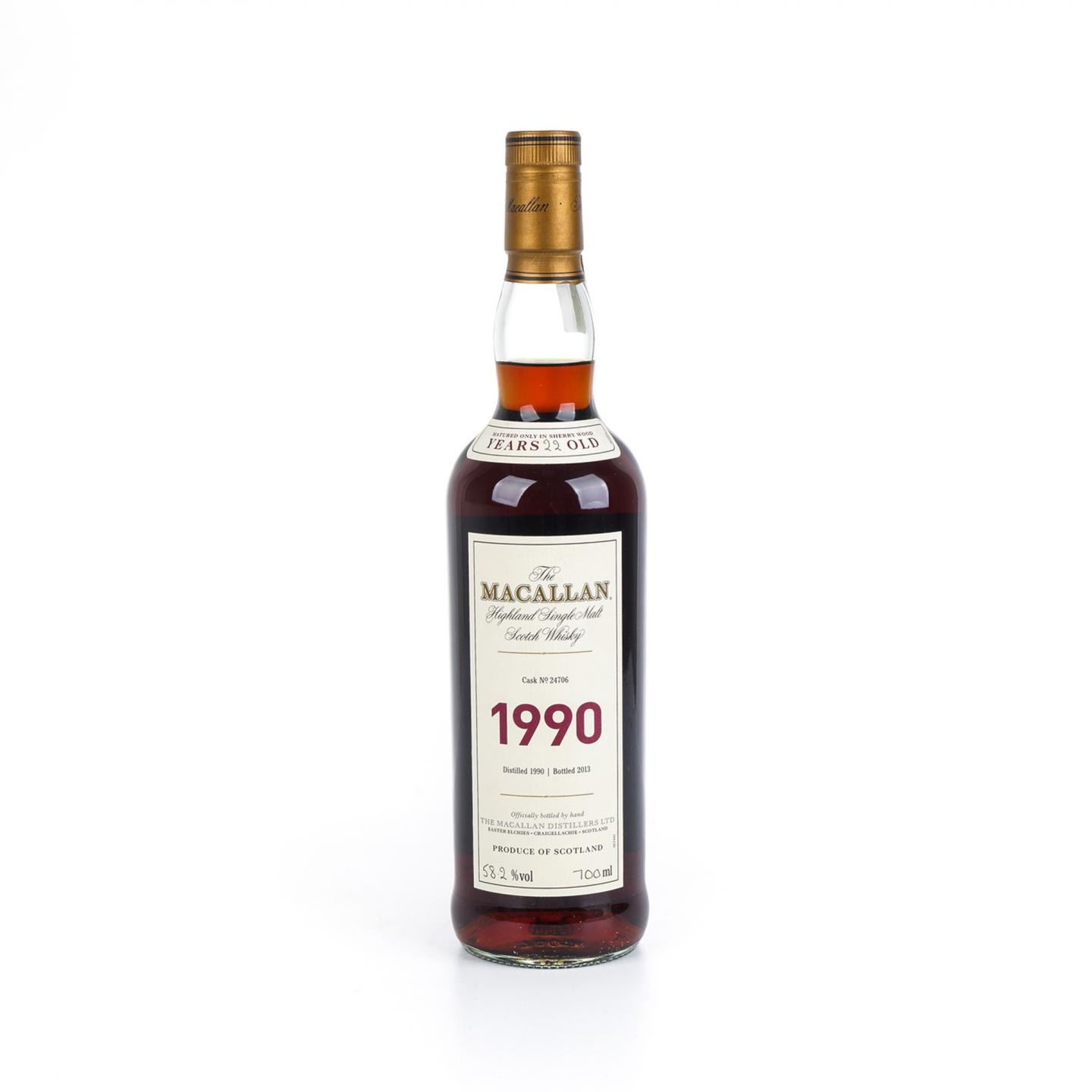 麦卡伦 22年 1990-2013 珍稀系列
