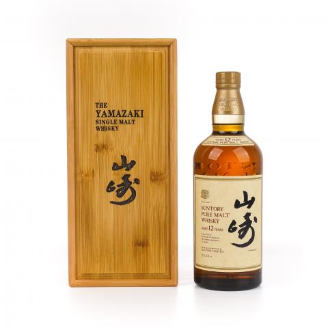 山崎 12年 金狮标 Pure Malt 750ml 非原盒