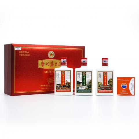 茅台·多彩贵州 2017年 礼盒 200ml*3支装