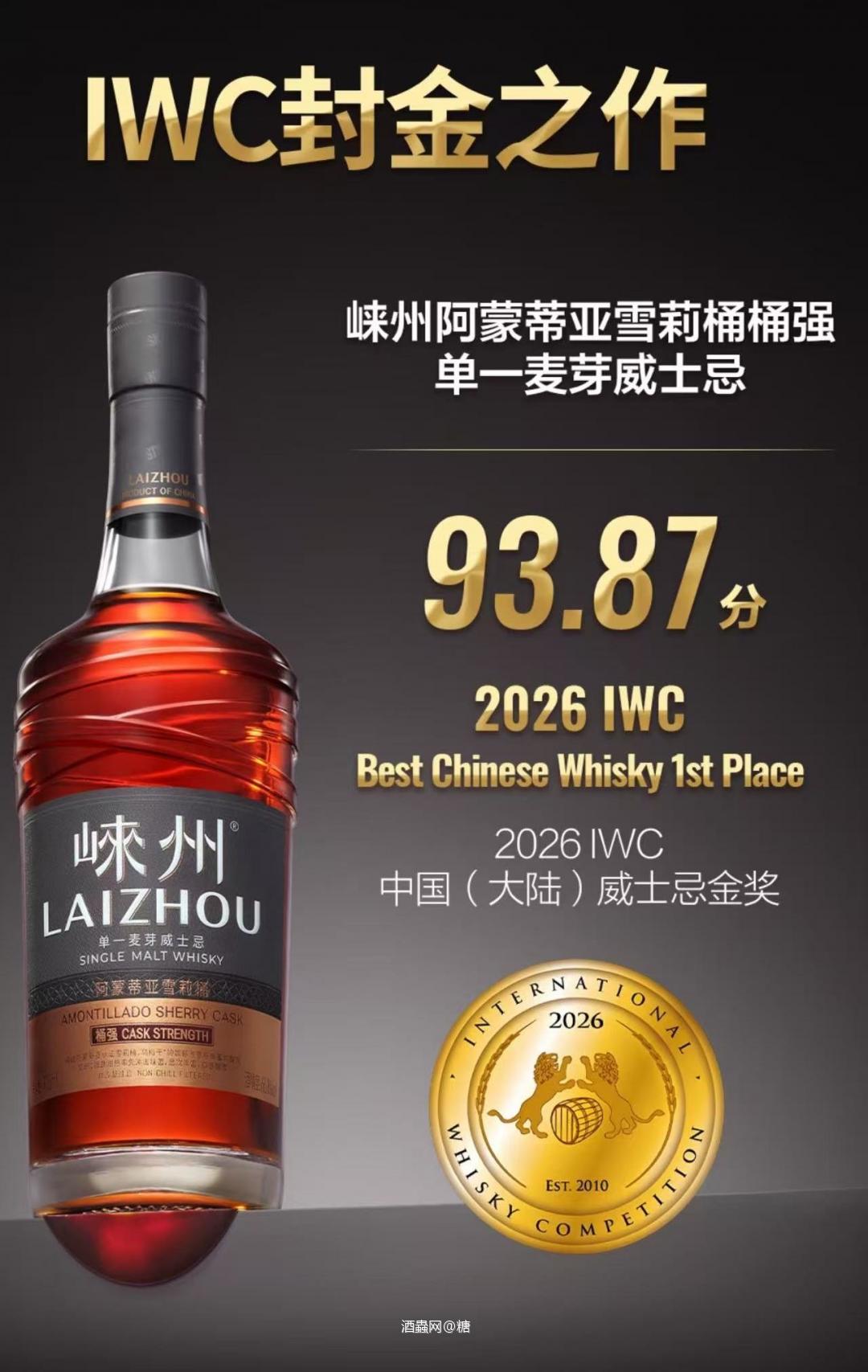 崃州IWC金奖