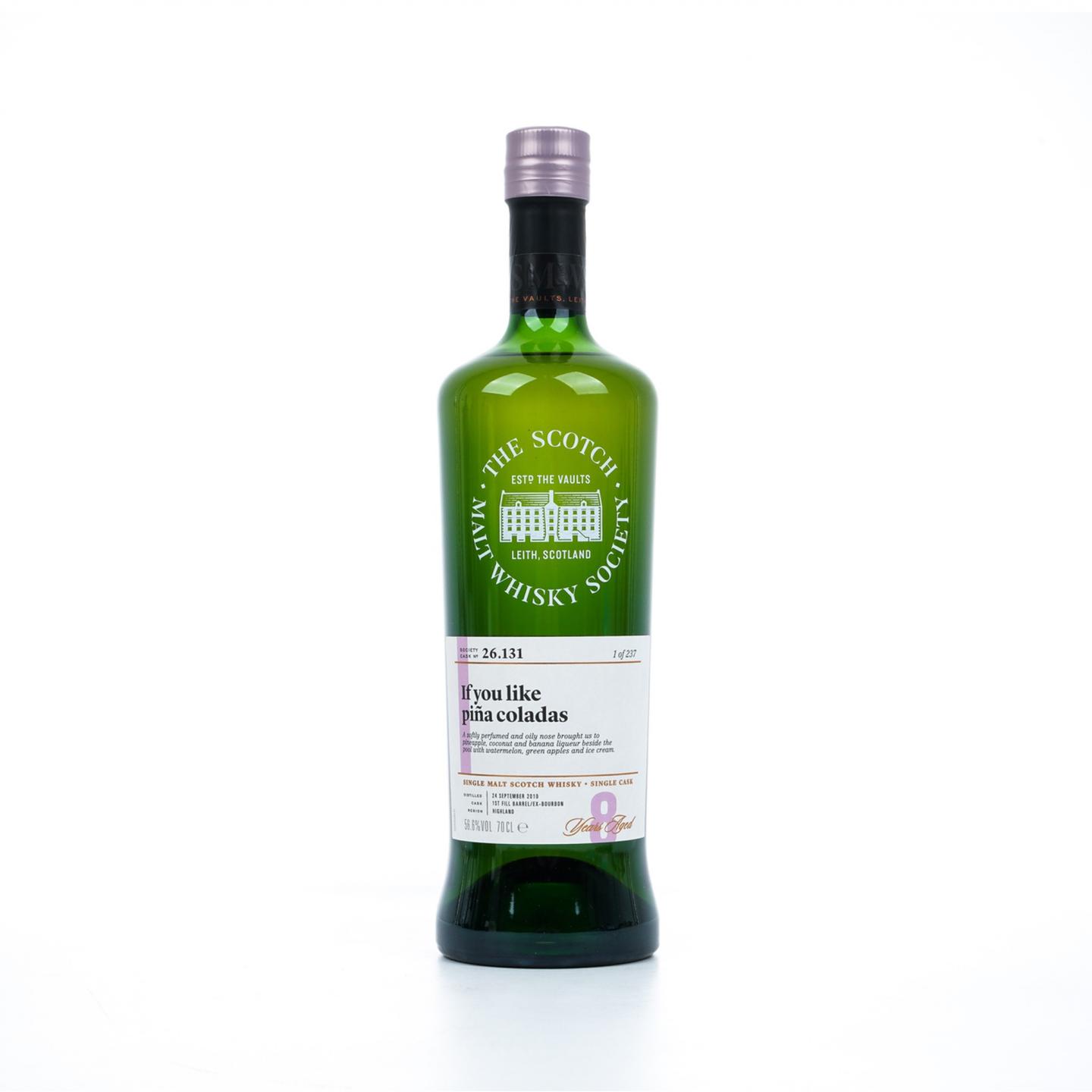 SMWS 26.131 克里尼利基 8年 2010
