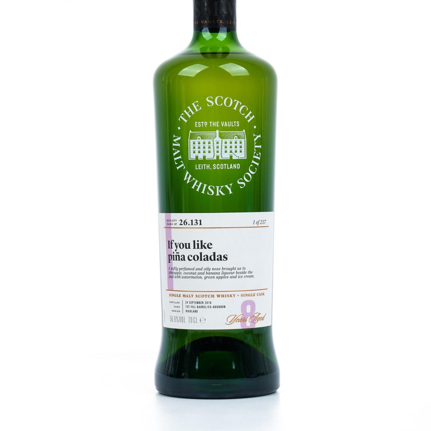SMWS 26.131 克里尼利基 8年 2010