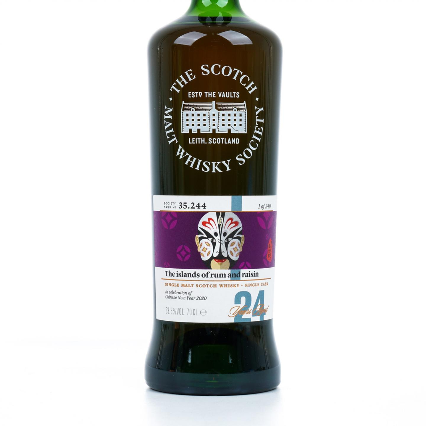 SMWS 35.244 格兰莫雷 24年 2019 中国新年2020 行货