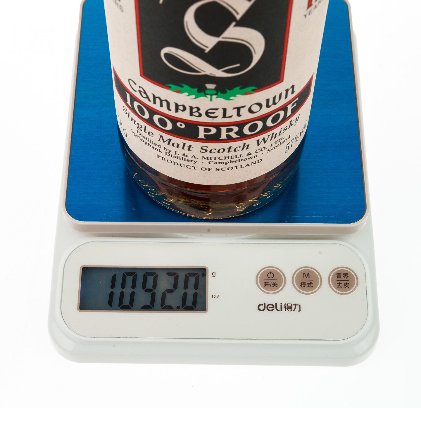 【威士忌】云顶 12年 100°proof 绿蓟叶 57%