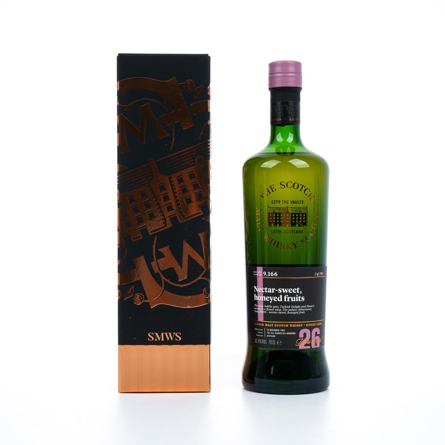 SMWS 9.166 格兰冠 26年 1992 单桶