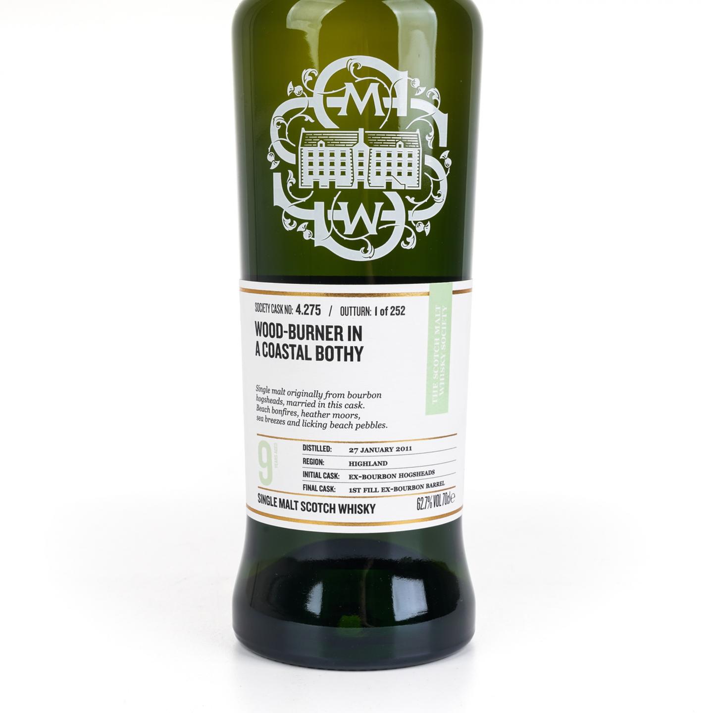 SMWS 4.275 高原骑士 9年 2011