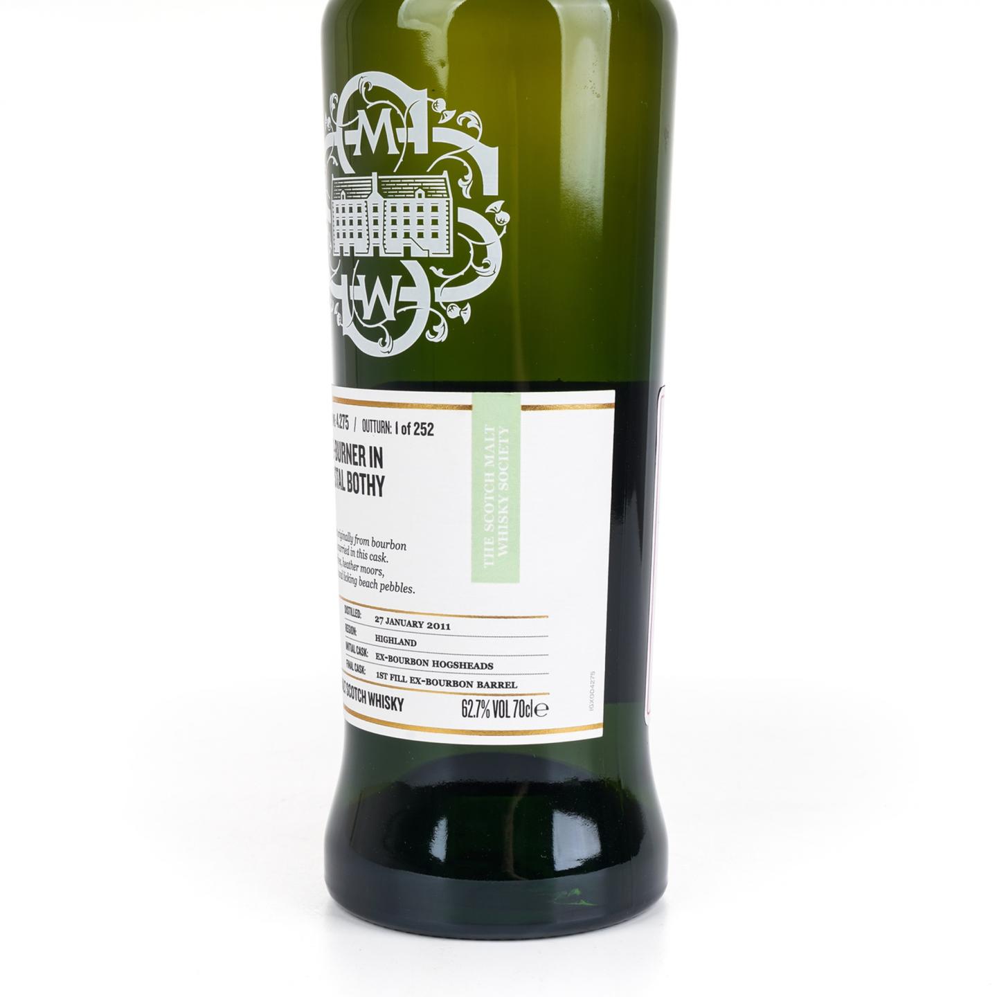 SMWS 4.275 高原骑士 9年 2011