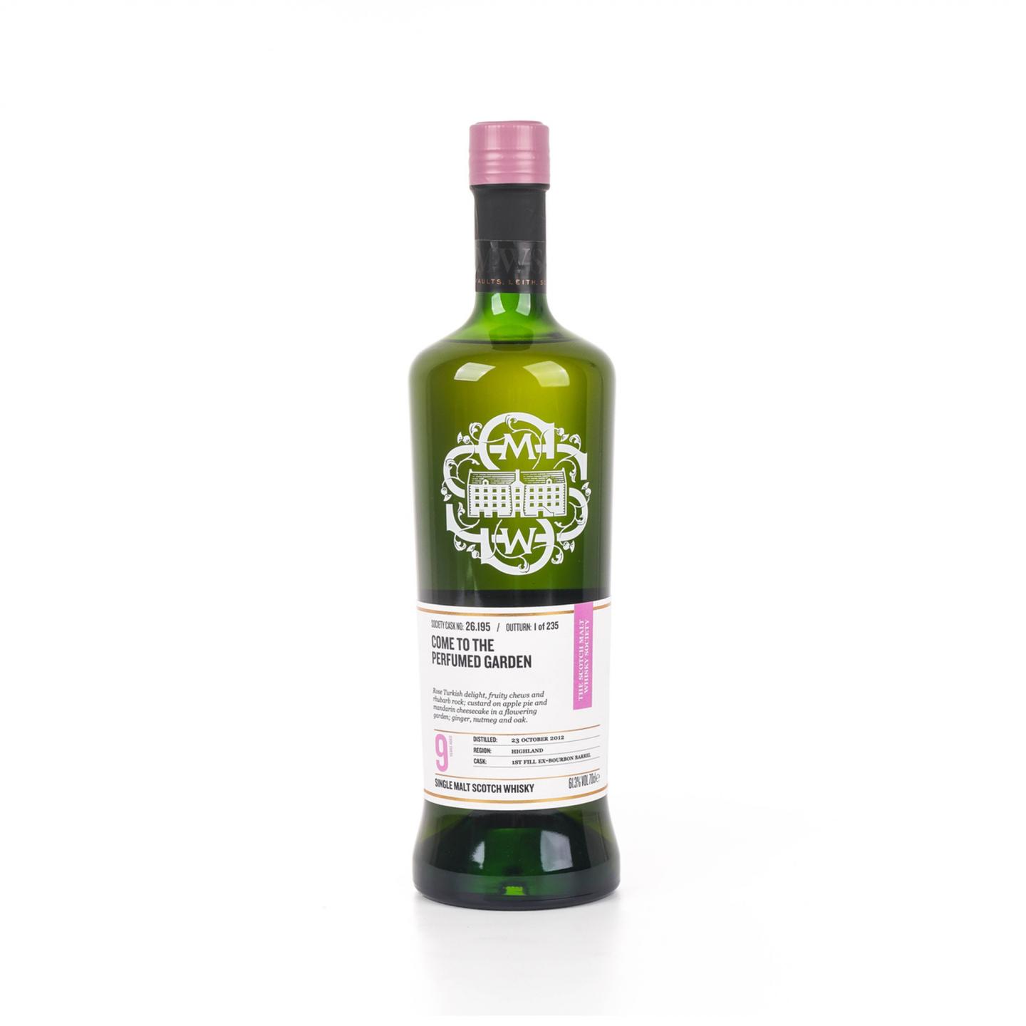 SMWS 26.195 克里尼利基 9年 2012 单桶