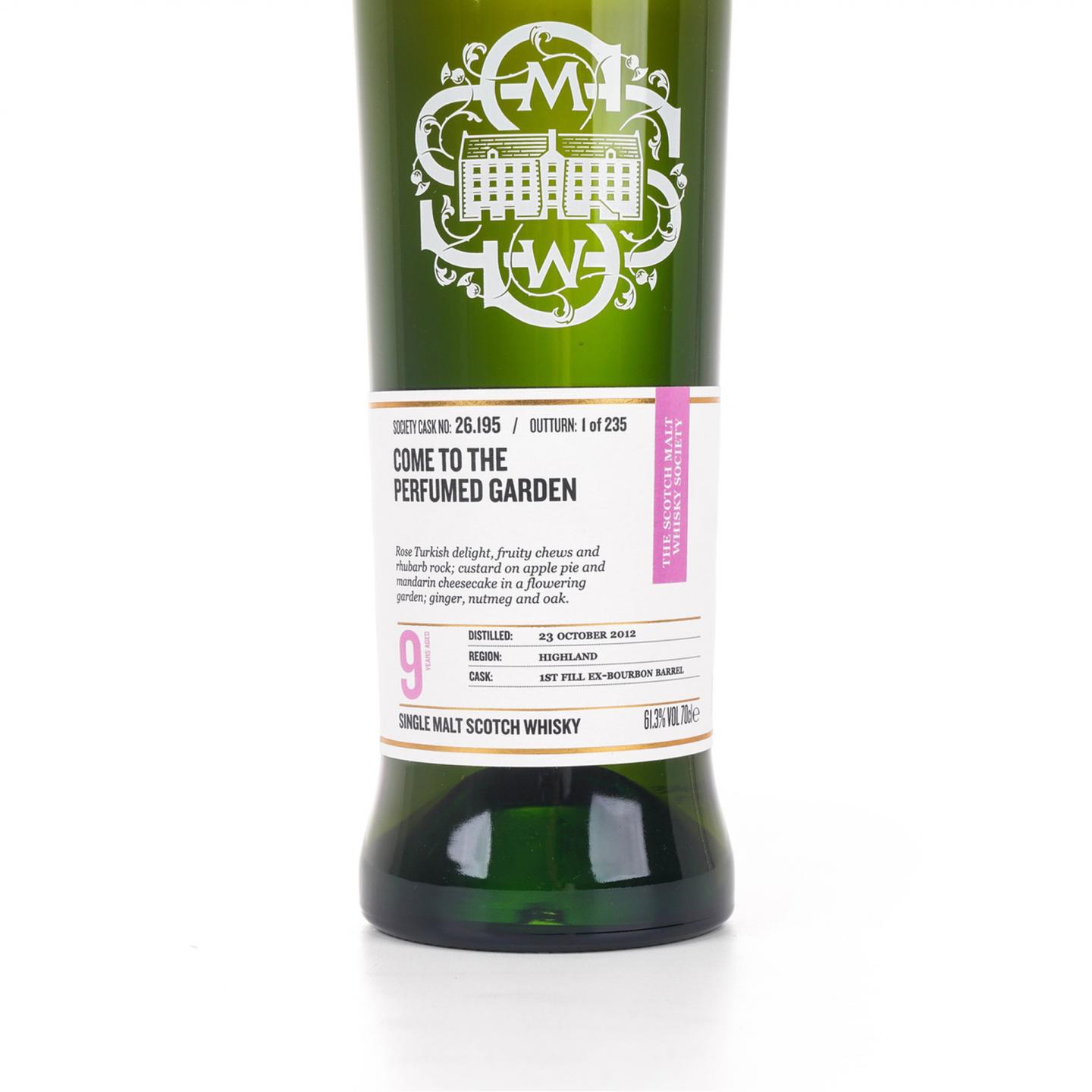 SMWS 26.195 克里尼利基 9年 2012 单桶