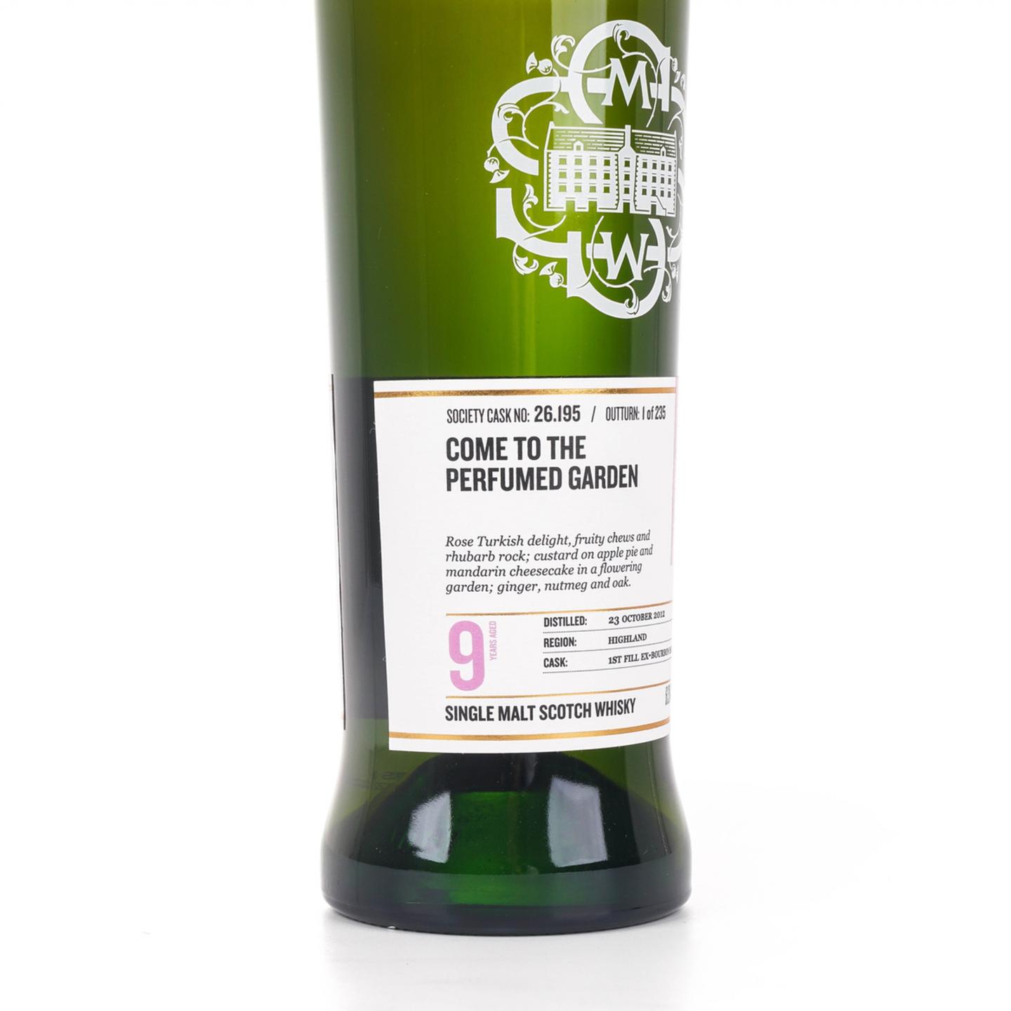 SMWS 26.195 克里尼利基 9年 2012 单桶