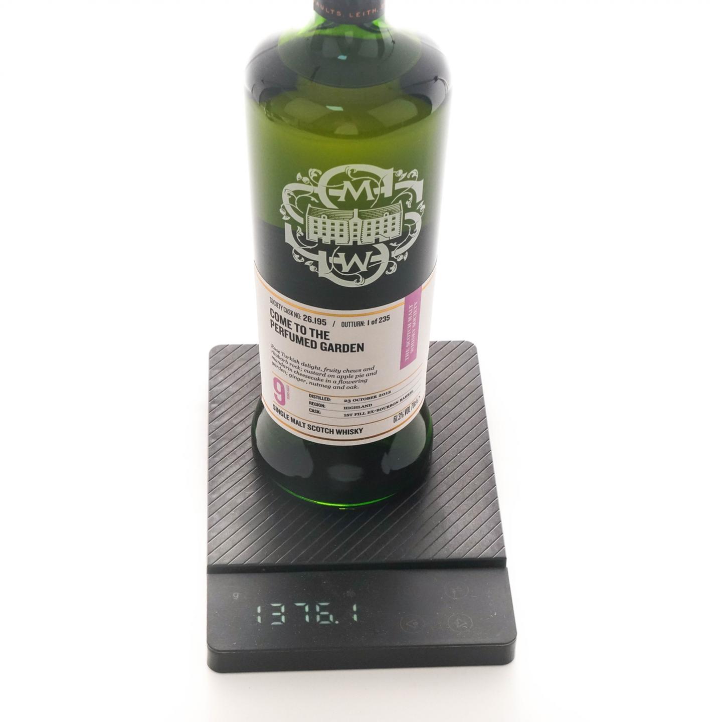 SMWS 26.195 克里尼利基 9年 2012 单桶